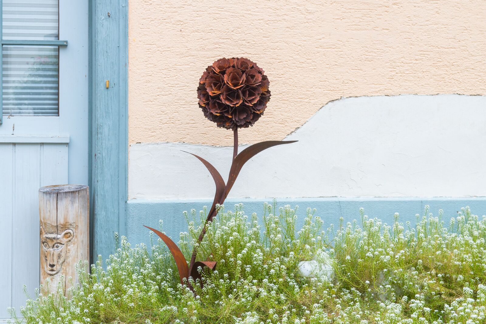 Canon EOS 7D sample photo. Flower, metal flower, decoration photography
