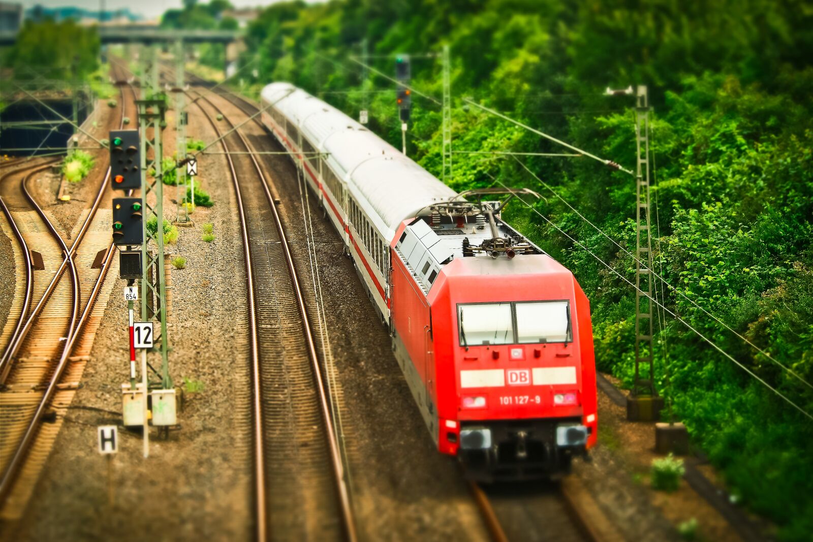 Olympus OM-D E-M10 sample photo. Railway, train, transport photography