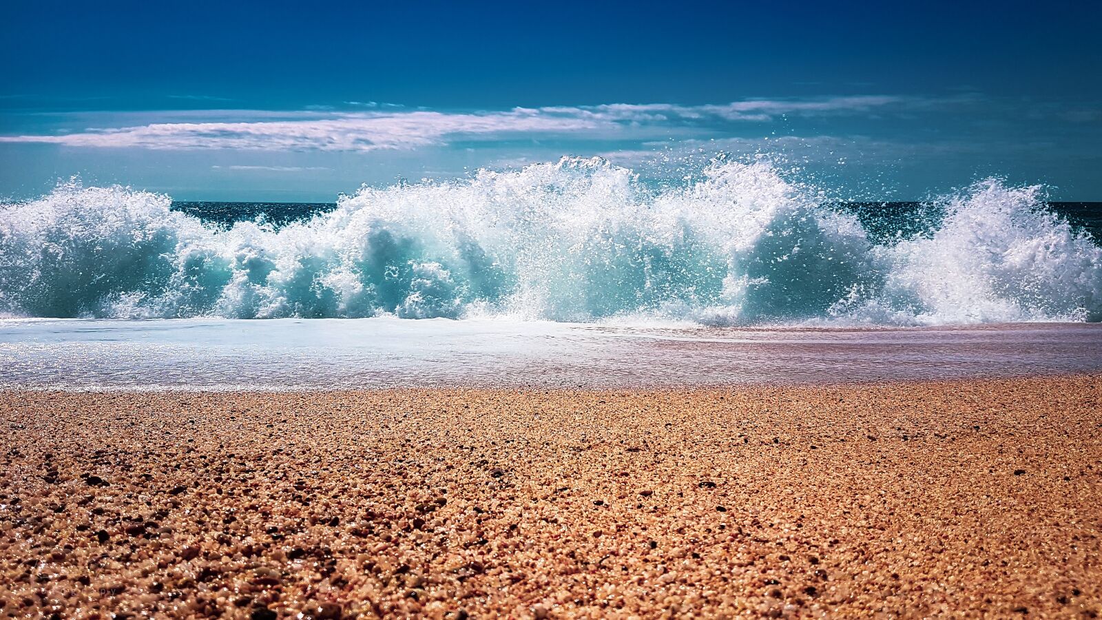 Samsung Galaxy S7 sample photo. Golf, beach, sea photography
