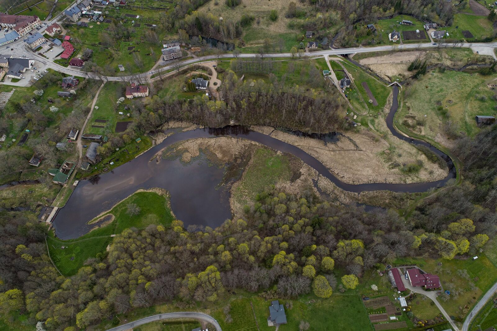 DJI FC6310 sample photo. Drone, sky, city photography