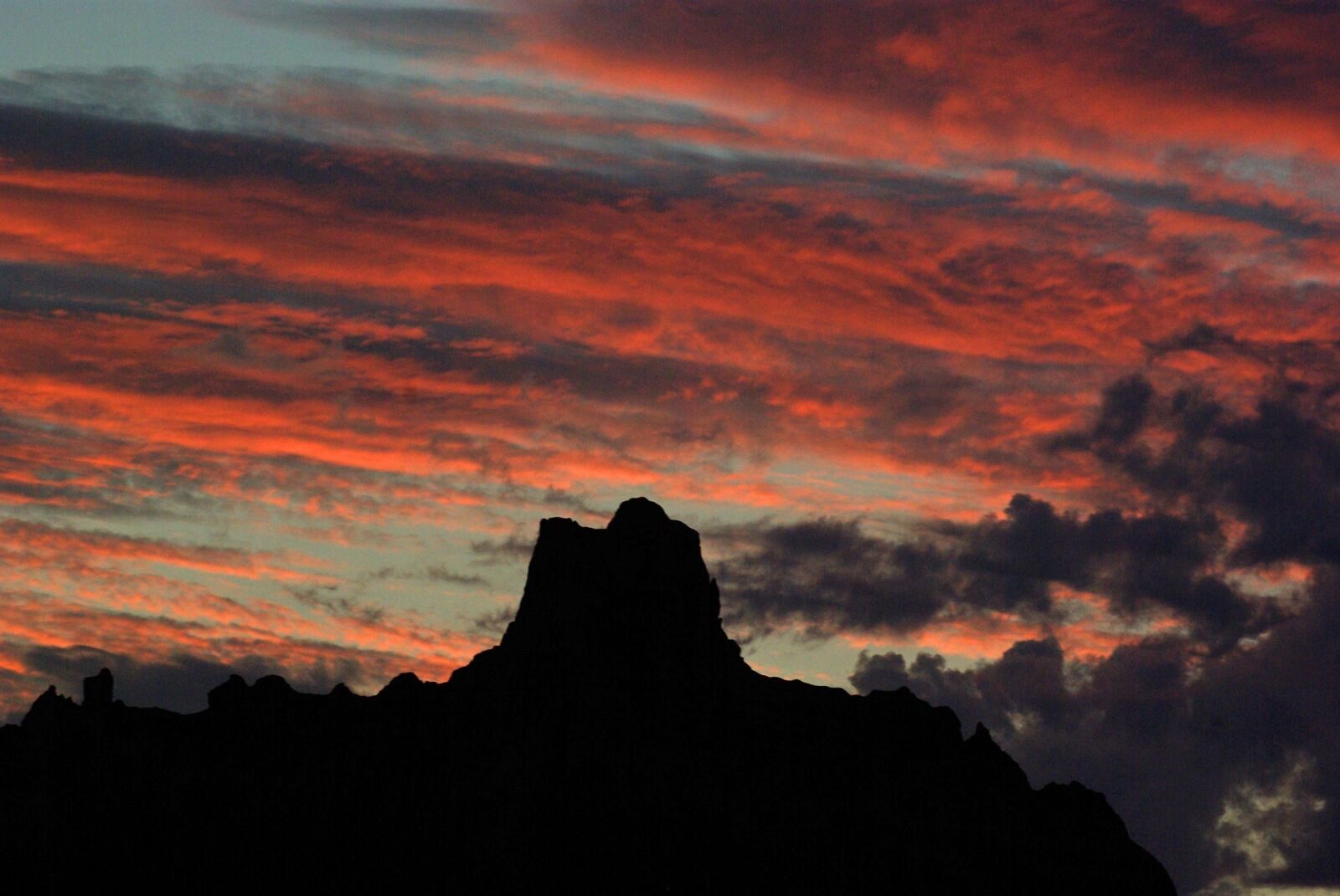 Pentax K10D sample photo. Sunset, landscape, silhouettes photography