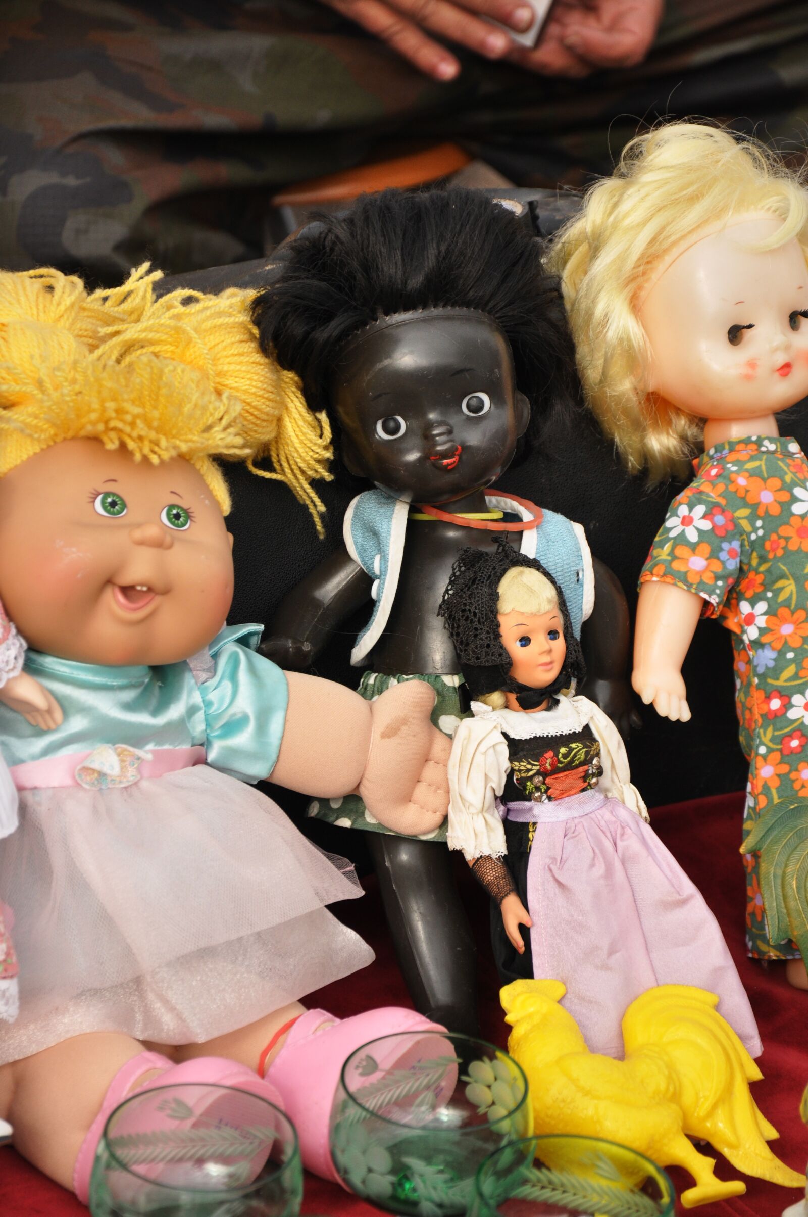 Nikon D90 sample photo. Flea market, baby doll photography