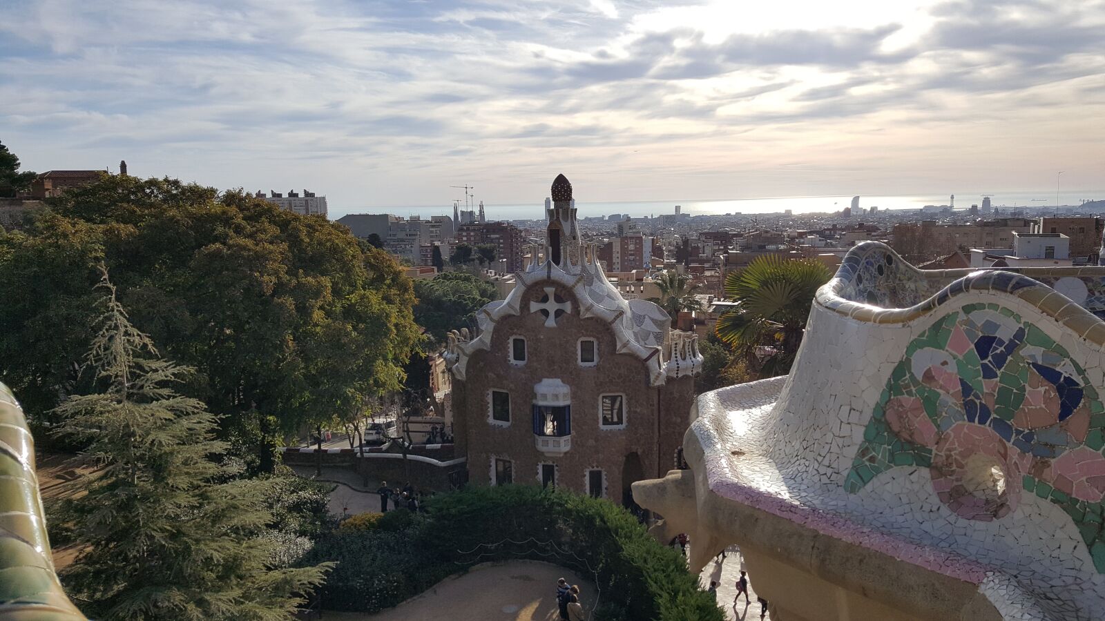 Samsung GALAXY S6 edge sample photo. Barcelona, guell, park guell photography