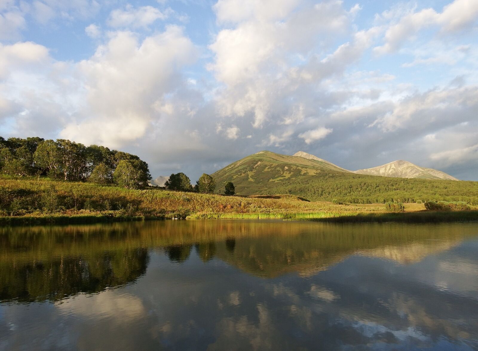 Fujifilm FinePix S1 sample photo. Lake, mountains, forest photography
