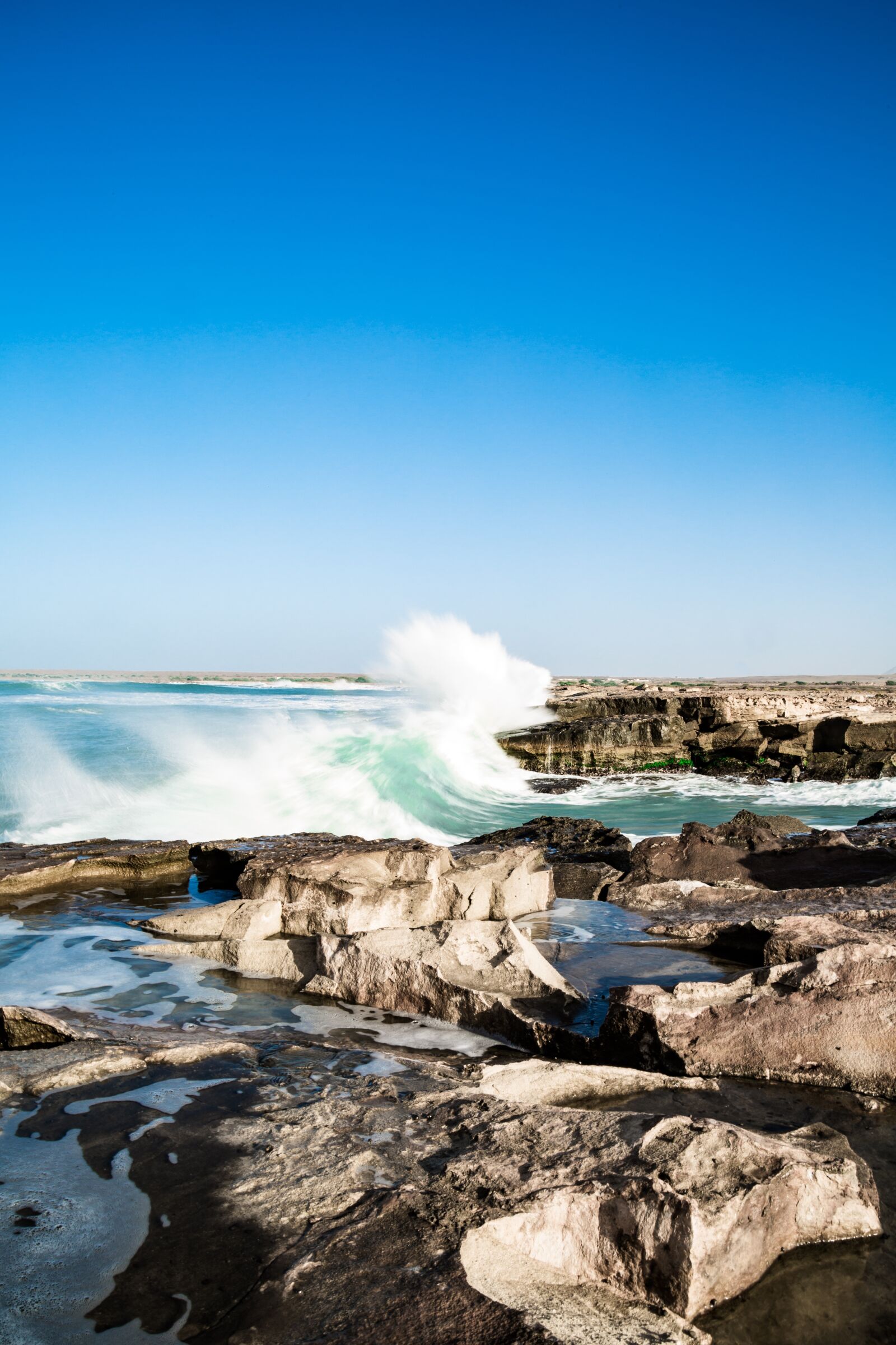 Canon EF 24-105mm F4L IS USM sample photo. Sea, wave, cape verde photography