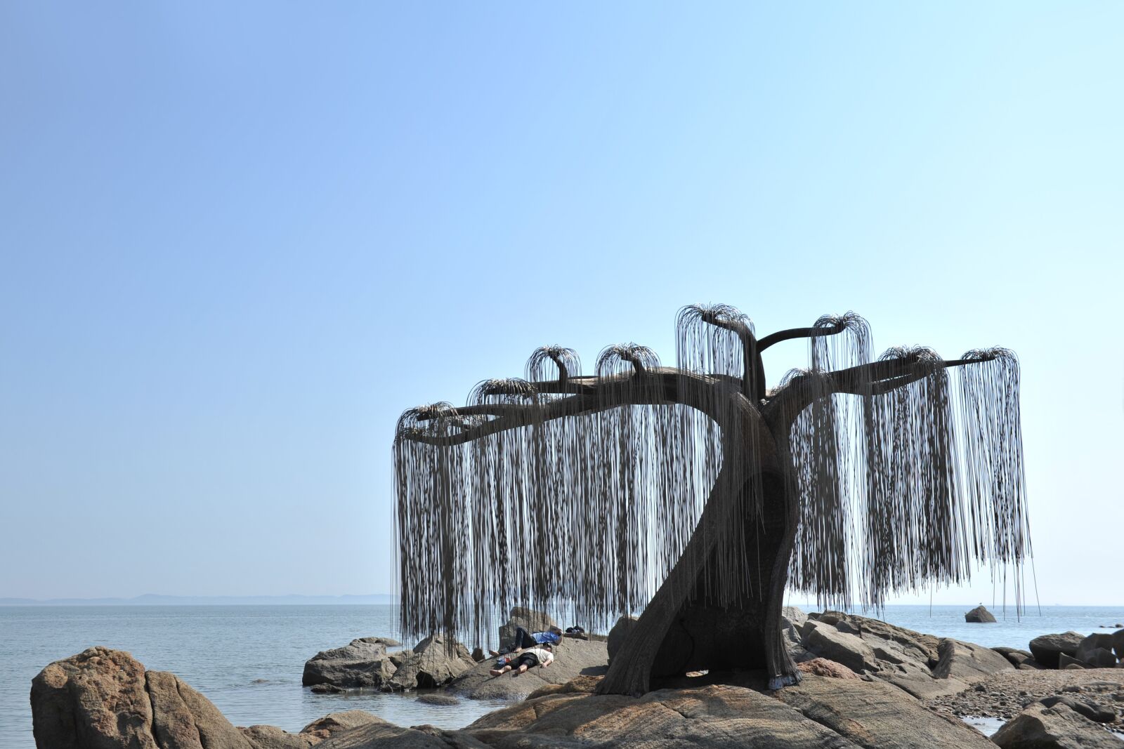 Nikon D700 sample photo. Sea, sculpture, republic of photography