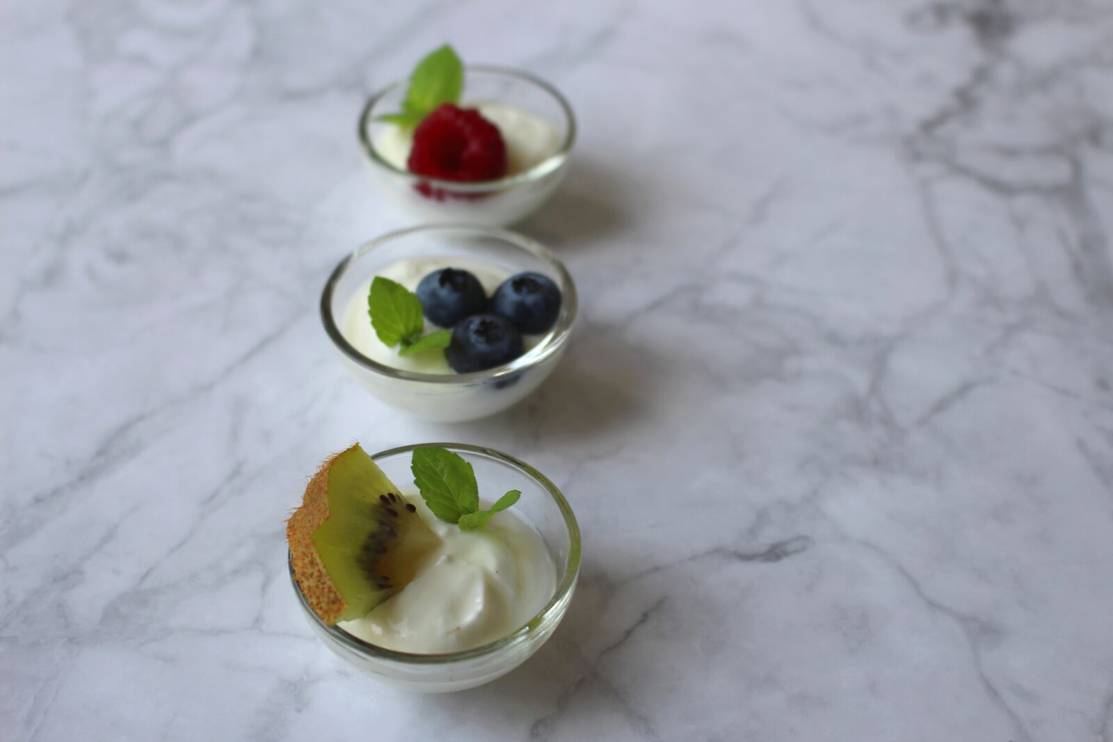 Canon EOS 700D (EOS Rebel T5i / EOS Kiss X7i) sample photo. Yogurt, berries, blueberry photography
