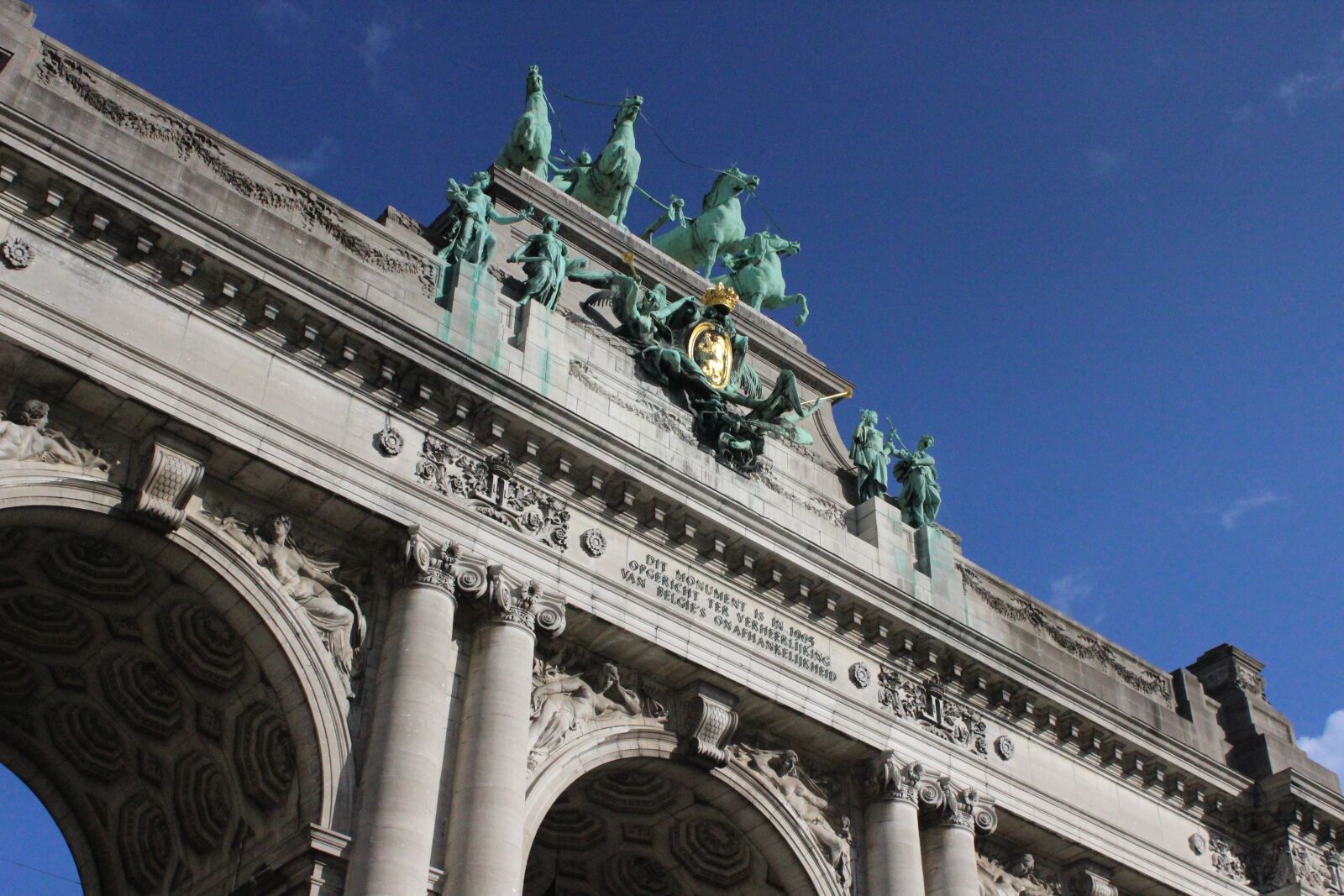 Canon EOS 600D (Rebel EOS T3i / EOS Kiss X5) sample photo. Parc du cinquantenaire, arc photography