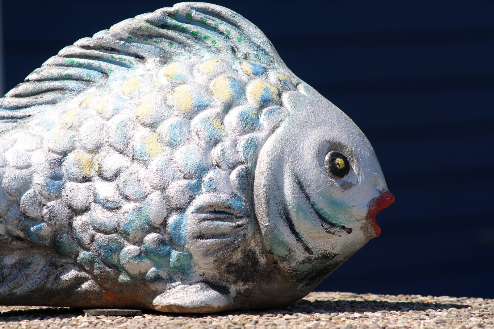 Canon EOS 1000D (EOS Digital Rebel XS / EOS Kiss F) sample photo. Fish, sculpture, scale photography
