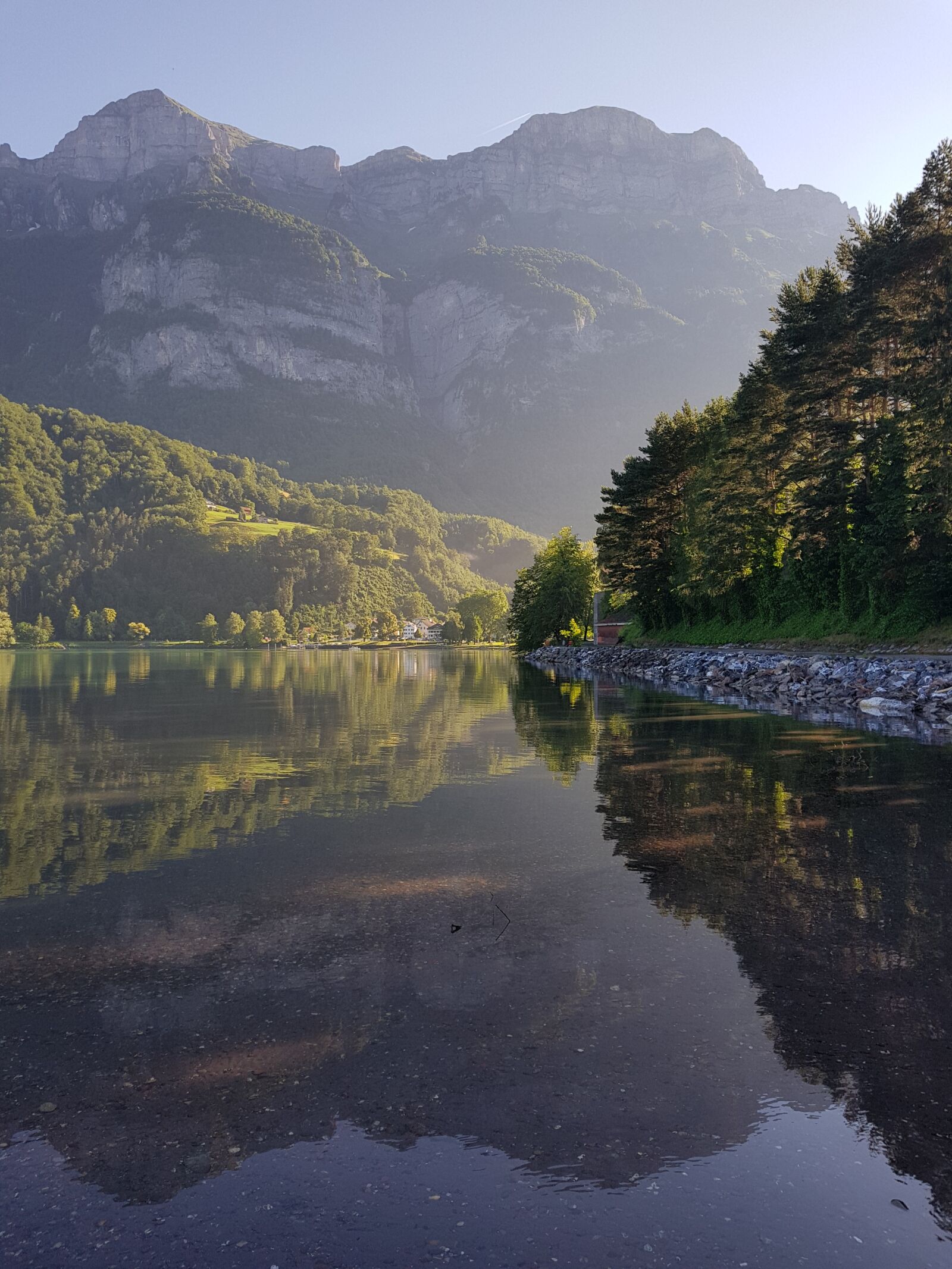 Samsung Galaxy S8+ sample photo. Lake, mountains, walenstadt photography