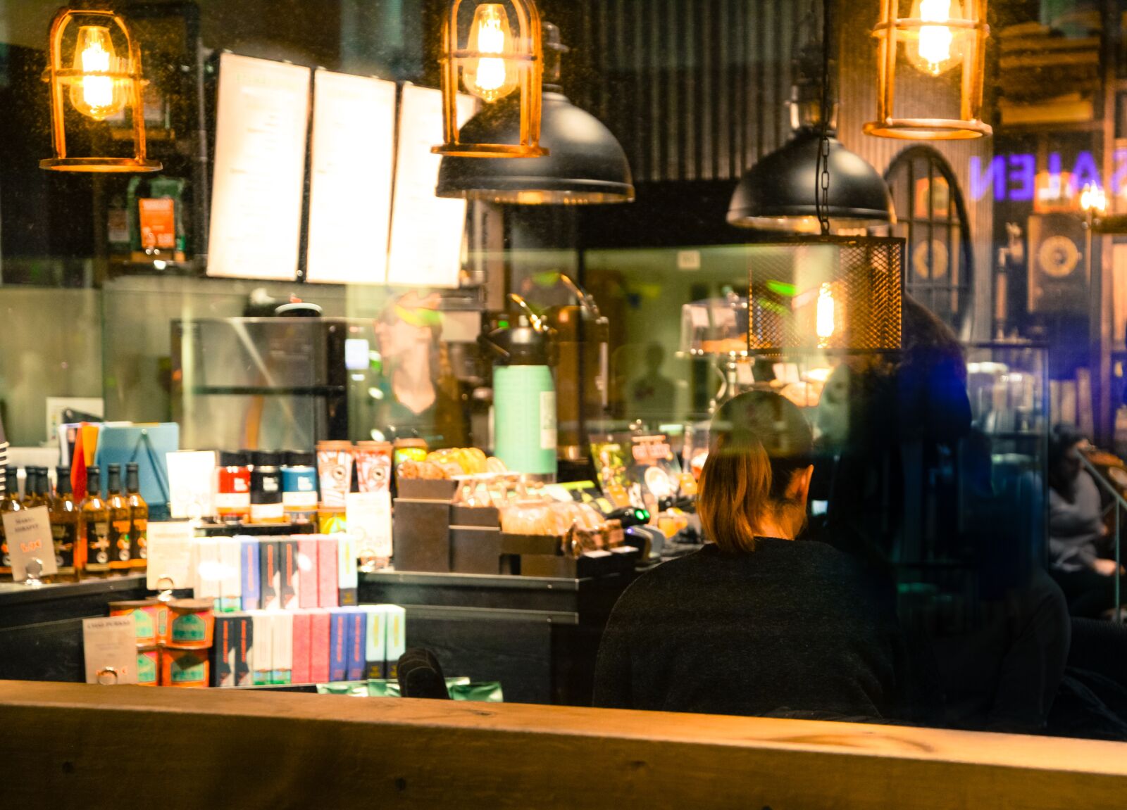 Nikon D610 sample photo. Bar, girl, sitting photography