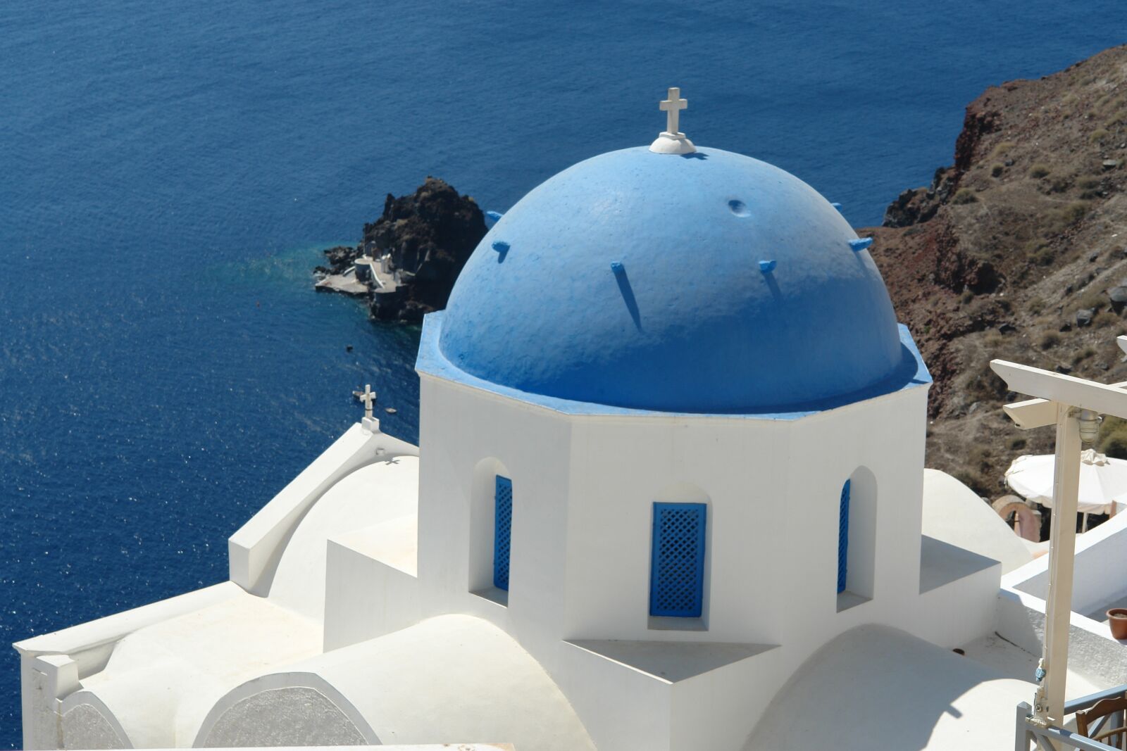 Sony DSC-R1 sample photo. Santorini, greece, view photography
