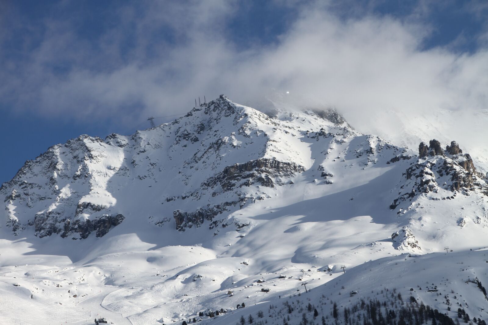 Canon EOS 7D sample photo. Corvatsch, ski area, mountains photography