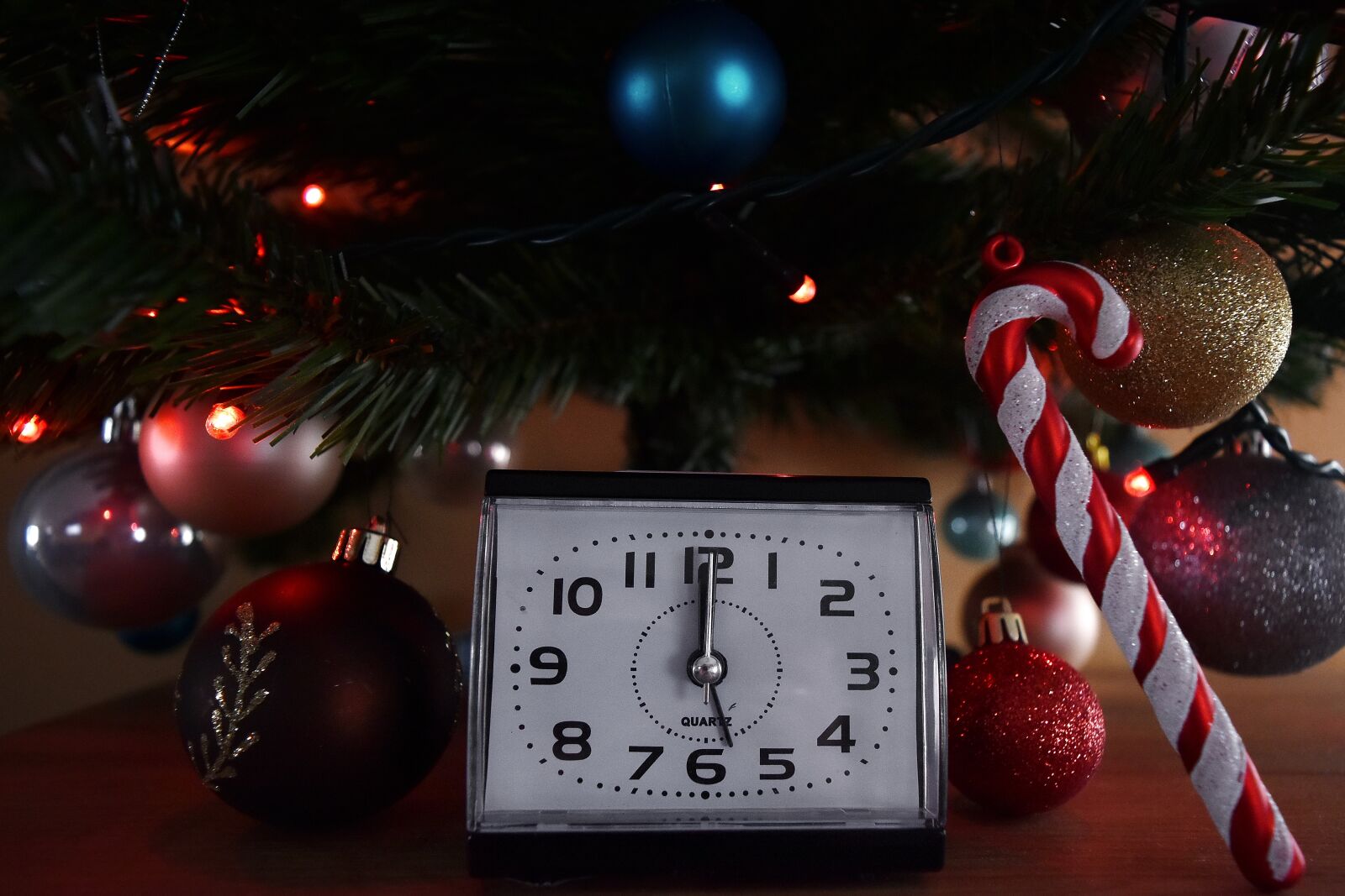 Nikon D5500 sample photo. New year, midnight, christmas photography