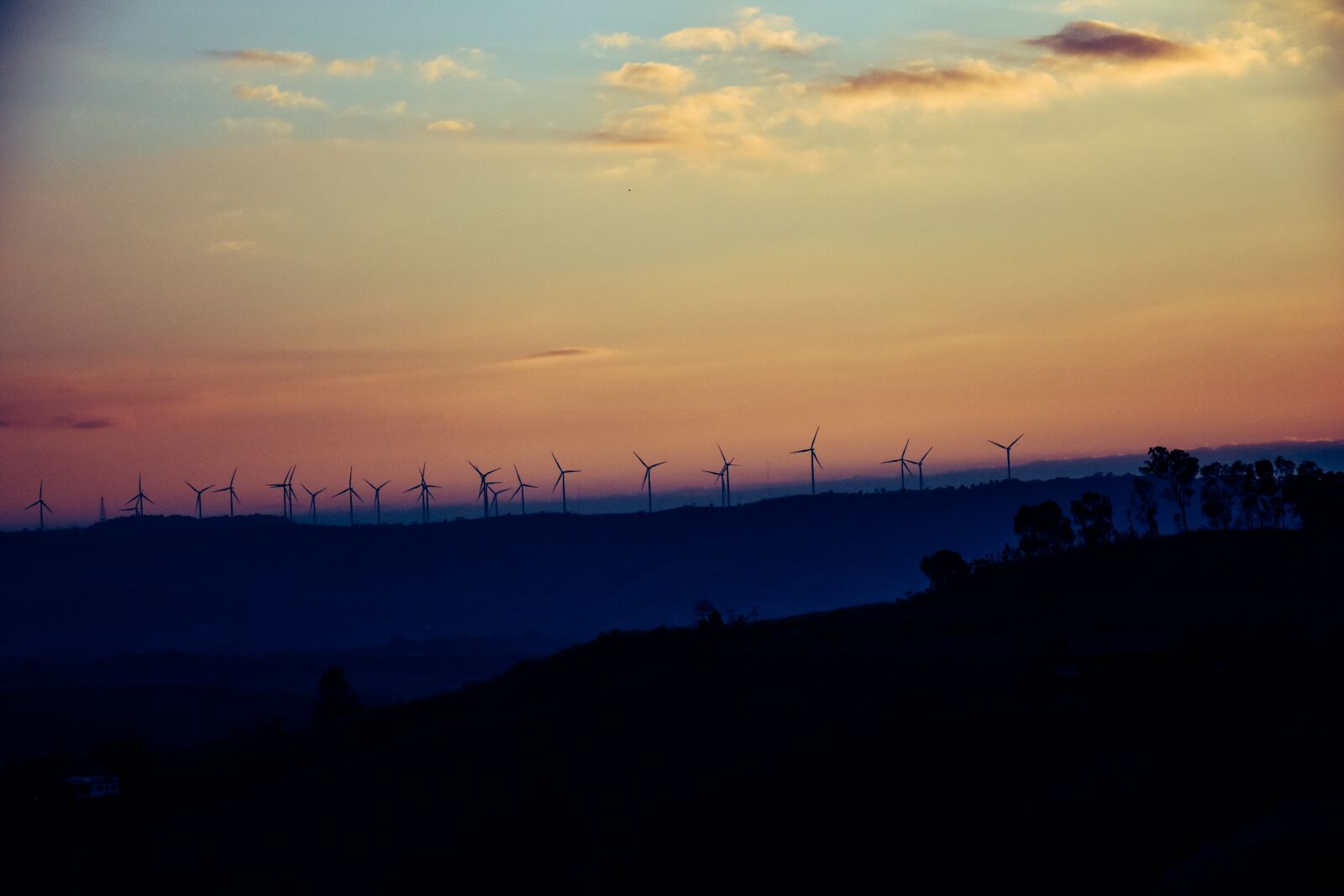 Nikon D5600 sample photo. Windmills, sunsets, evening photography