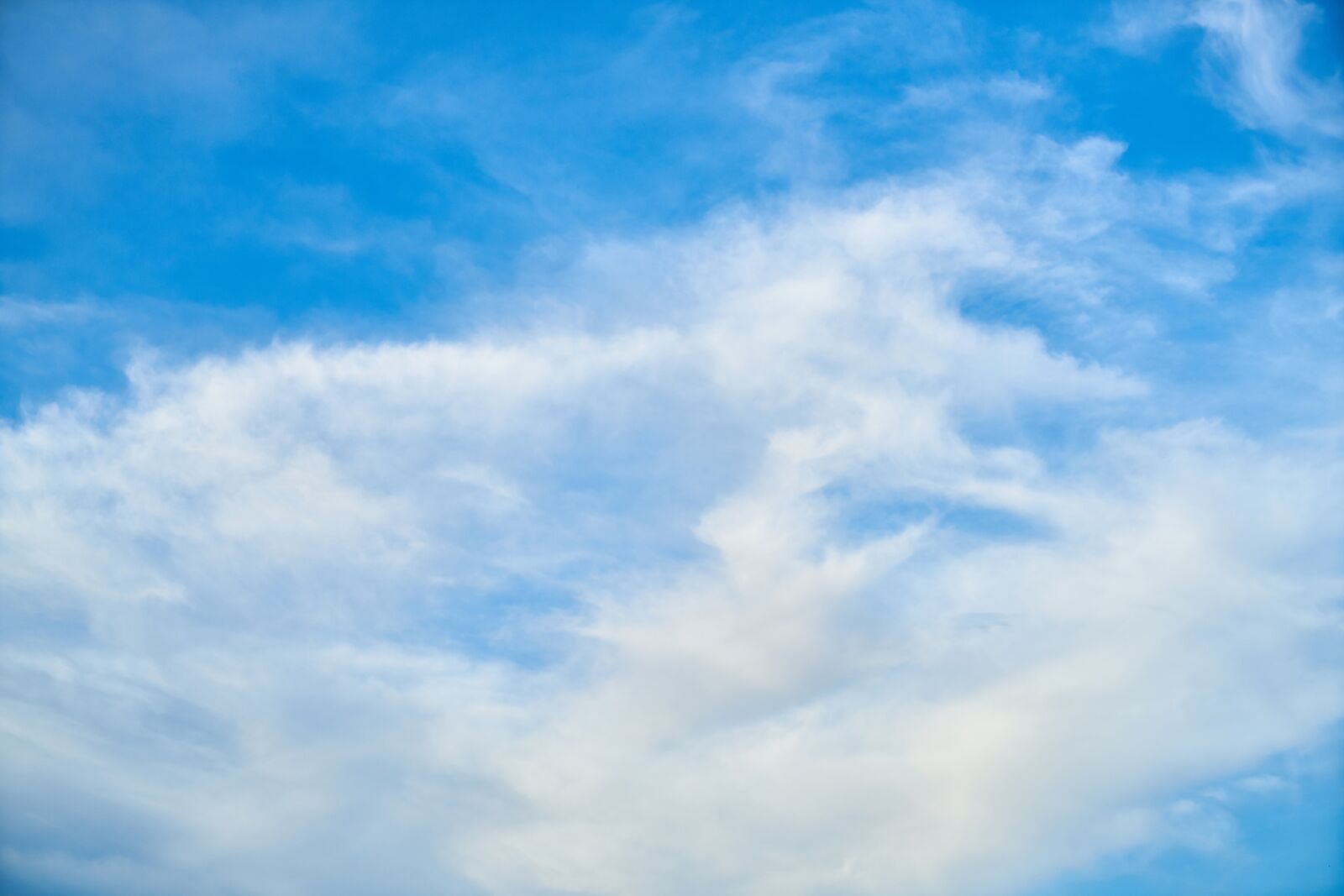 Sony a7R II sample photo. Cloud, blue, composition photography