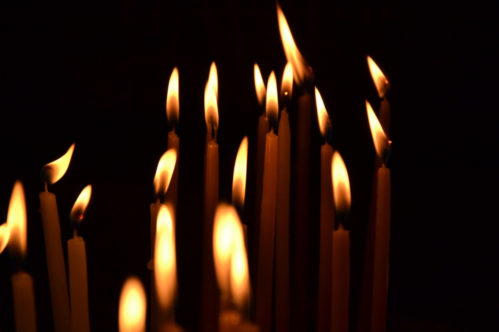 Nikon D3100 sample photo. Candles, church, light photography