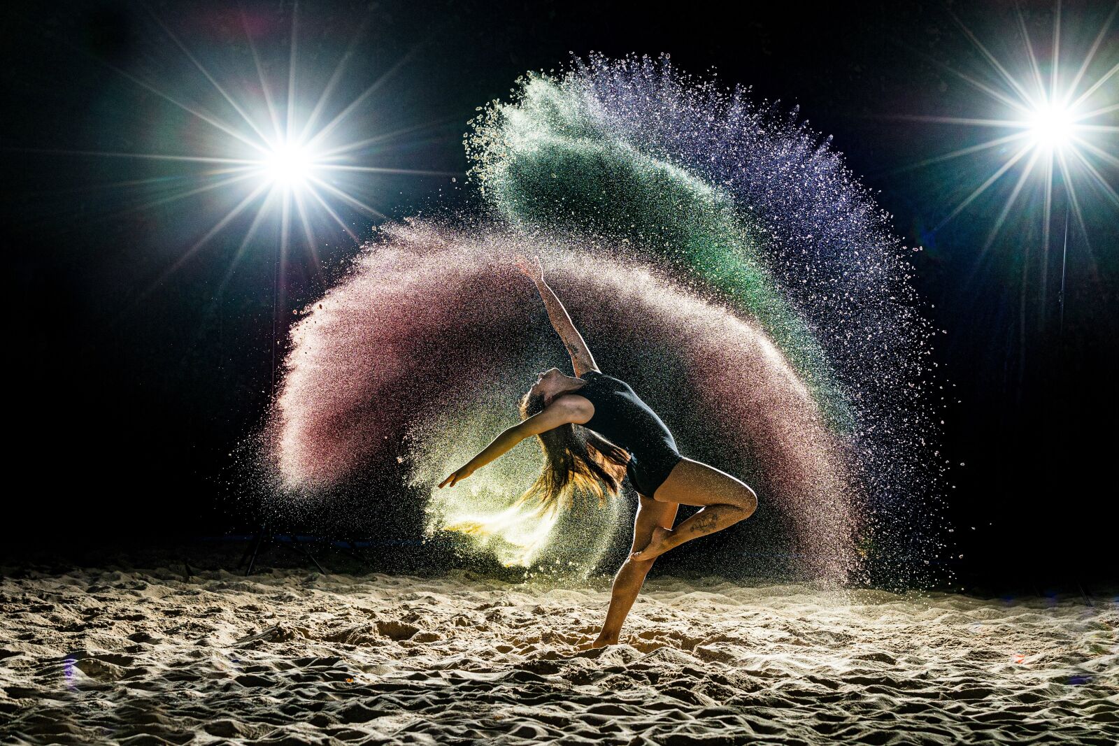 Canon EOS 6D Mark II sample photo. Sand dance, dancer, woman photography