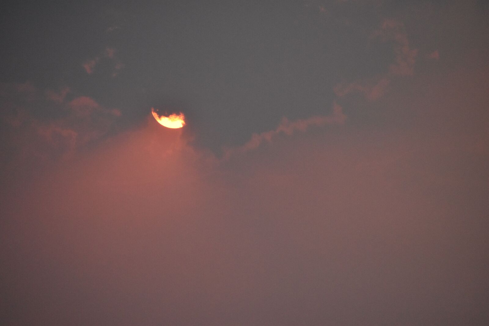 Nikon D3500 sample photo. Sunset, orange, hiddensun photography