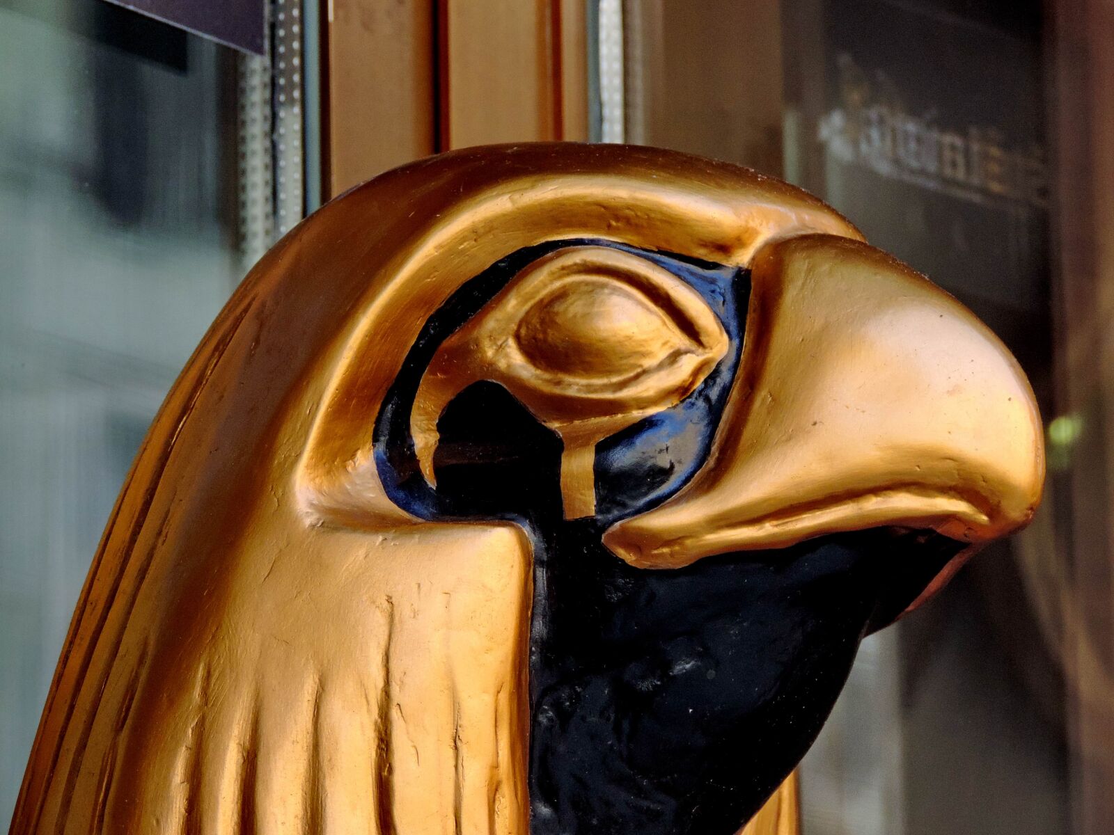 Nikon Coolpix P520 sample photo. Egypt, bird, sculpture, religion photography