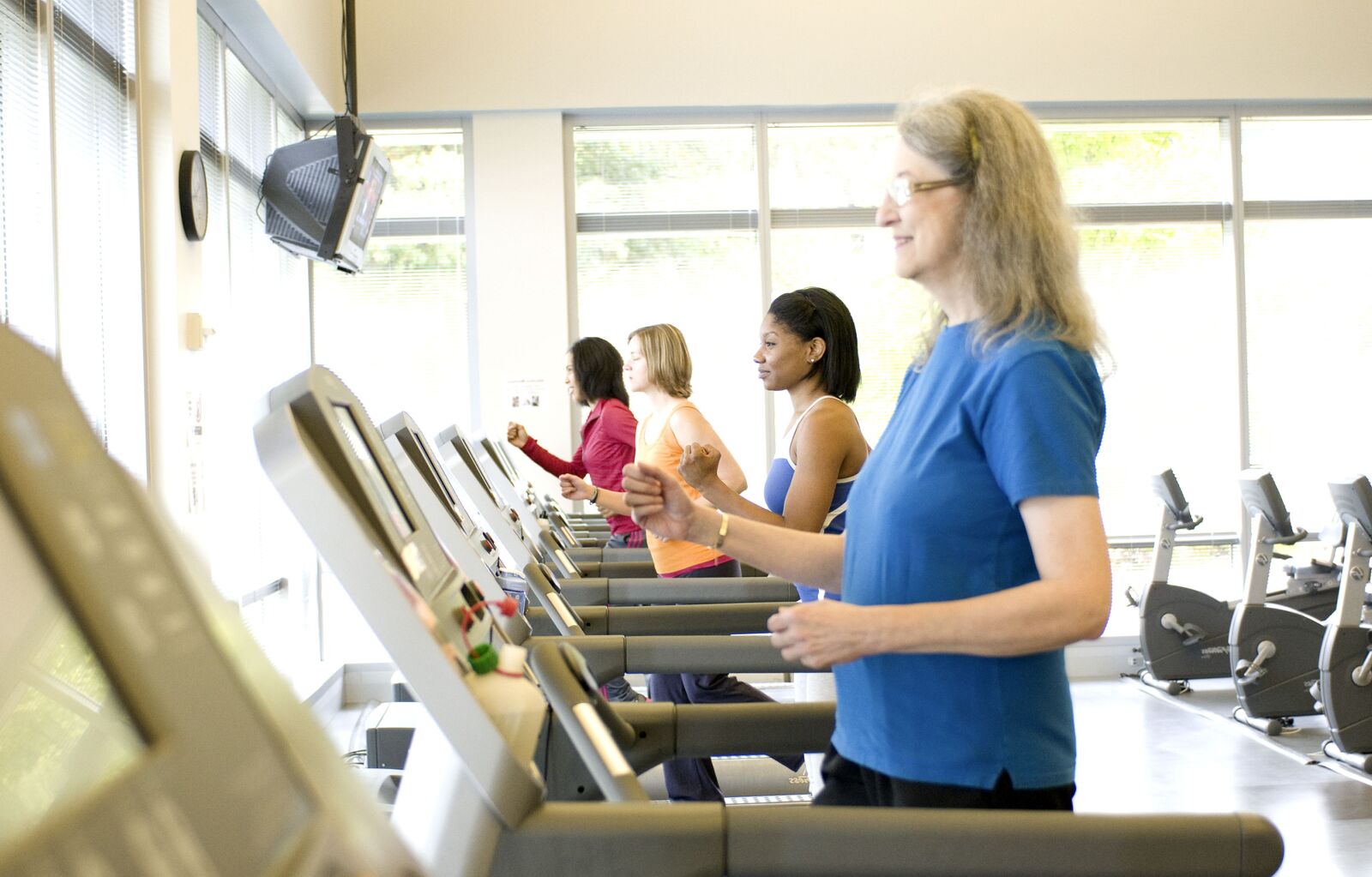 Nikon D300 sample photo. Woman, aerobic, exercise photography