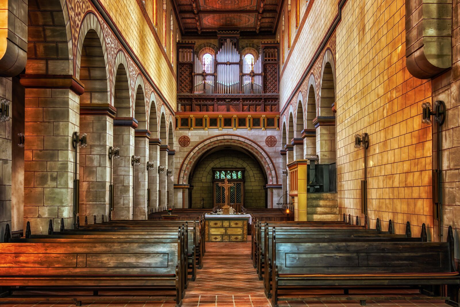 Nikon D3300 sample photo. Church, religion, benches photography