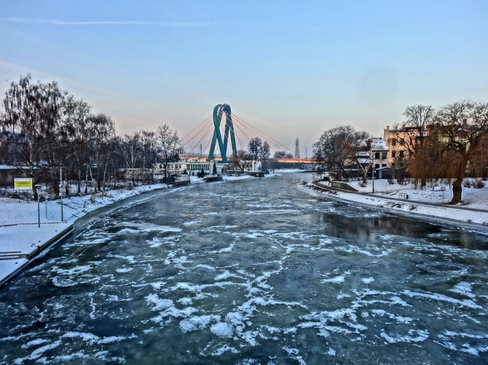 Sony Cyber-shot DSC-HX20V sample photo. University bridge, bydgoszcz, poland photography
