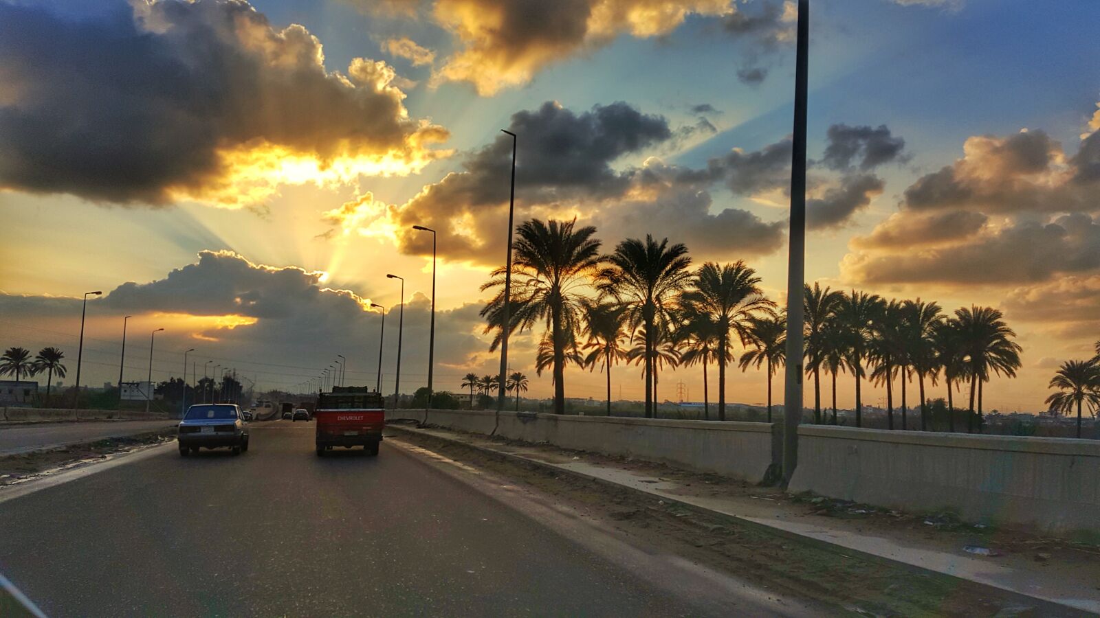 Samsung Galaxy Note5 sample photo. Cars, egypt, sunset photography