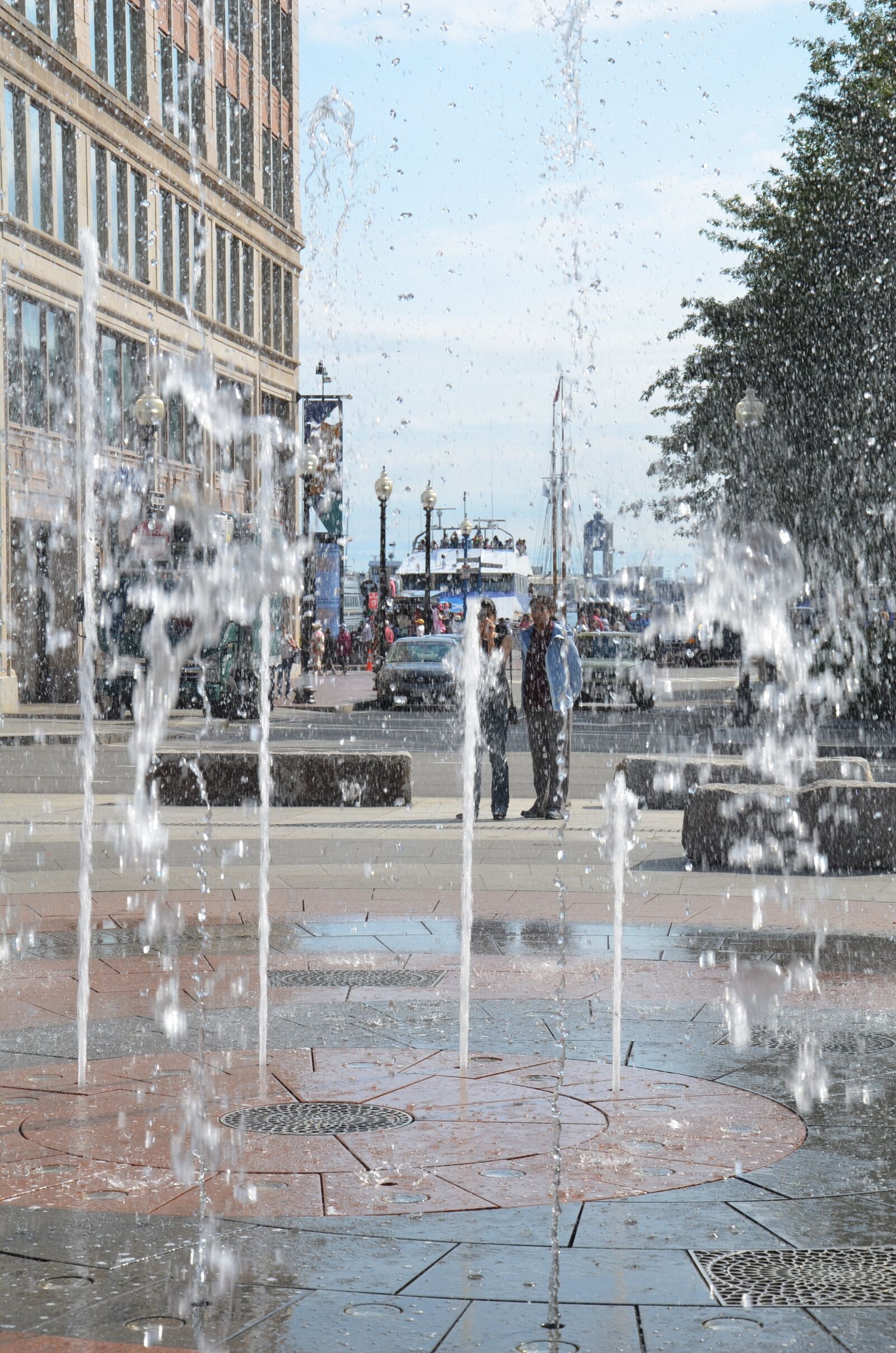 Nikon D7000 sample photo. Fountain, water, boston photography