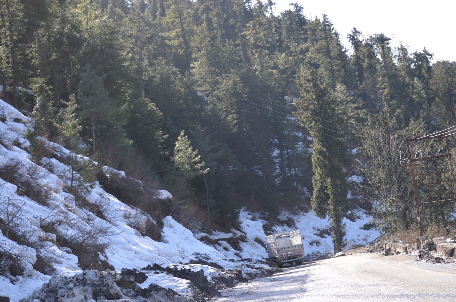 Nikon D5100 sample photo. Nature, hills, snow photography