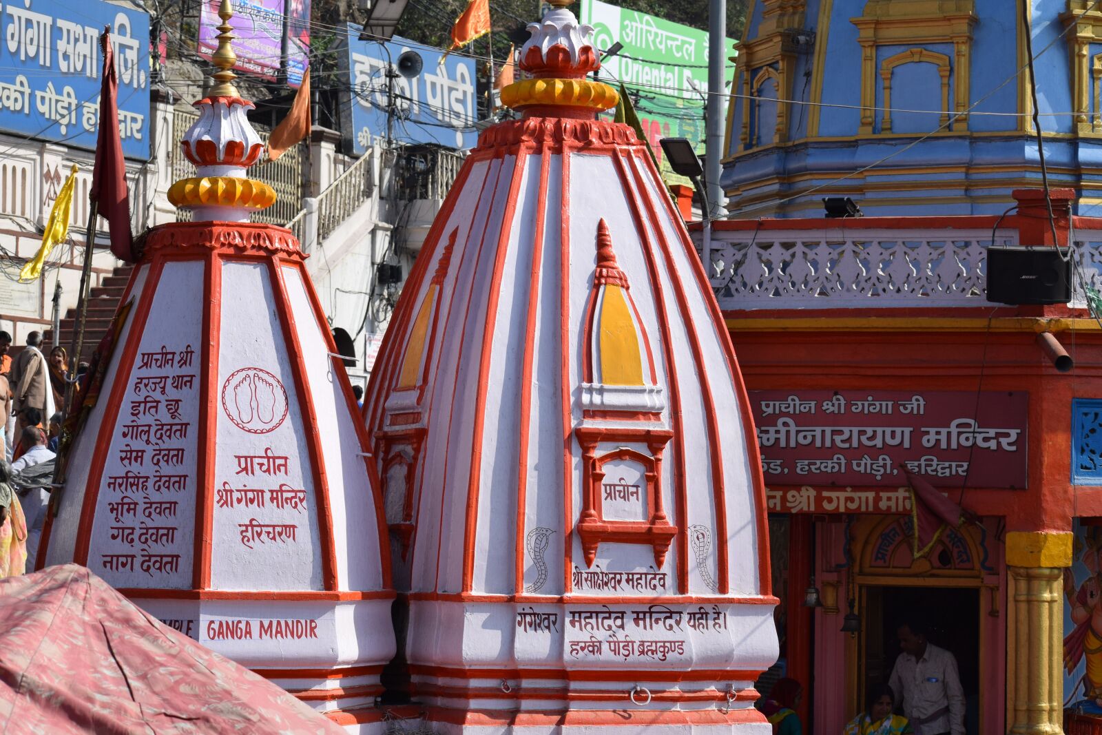 Nikon D3300 sample photo. Ganga, temple, haridwar photography
