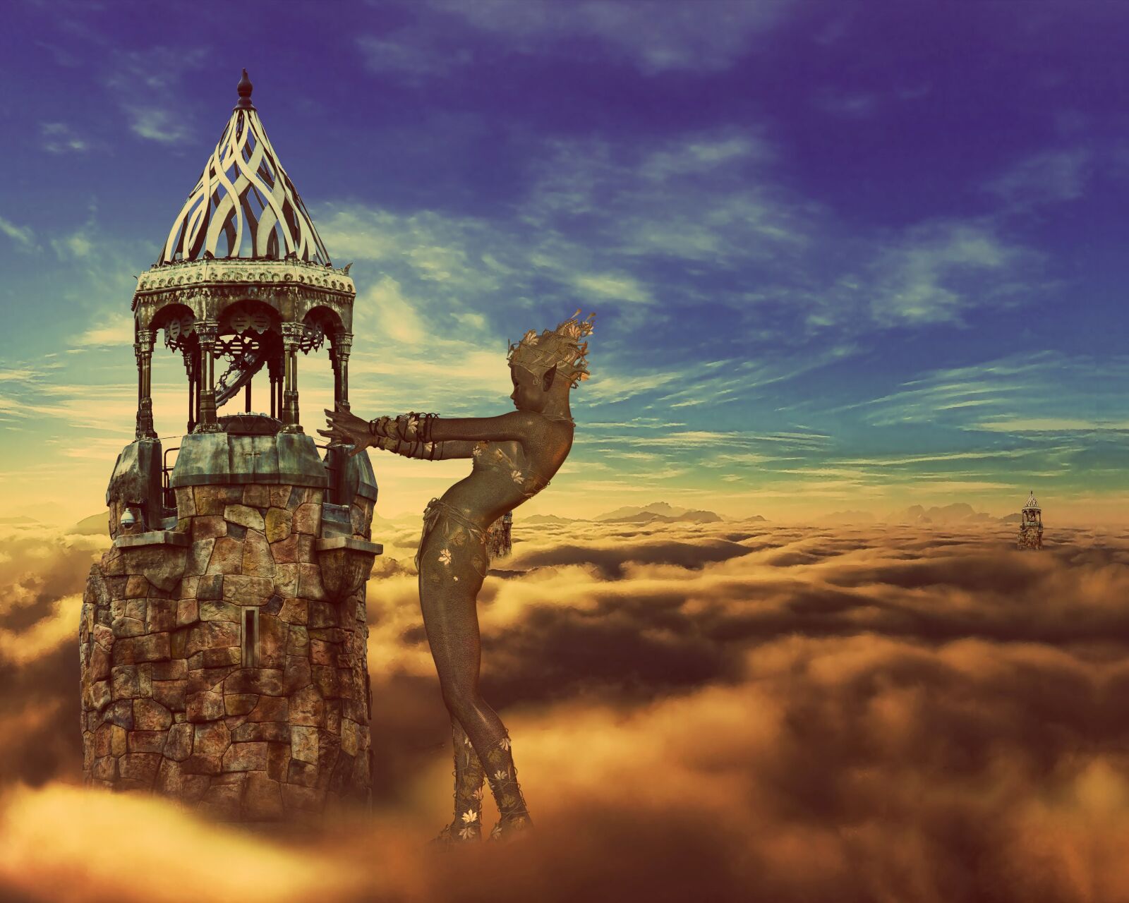 Canon EOS 5D Mark II sample photo. Fantasy, castle in the photography