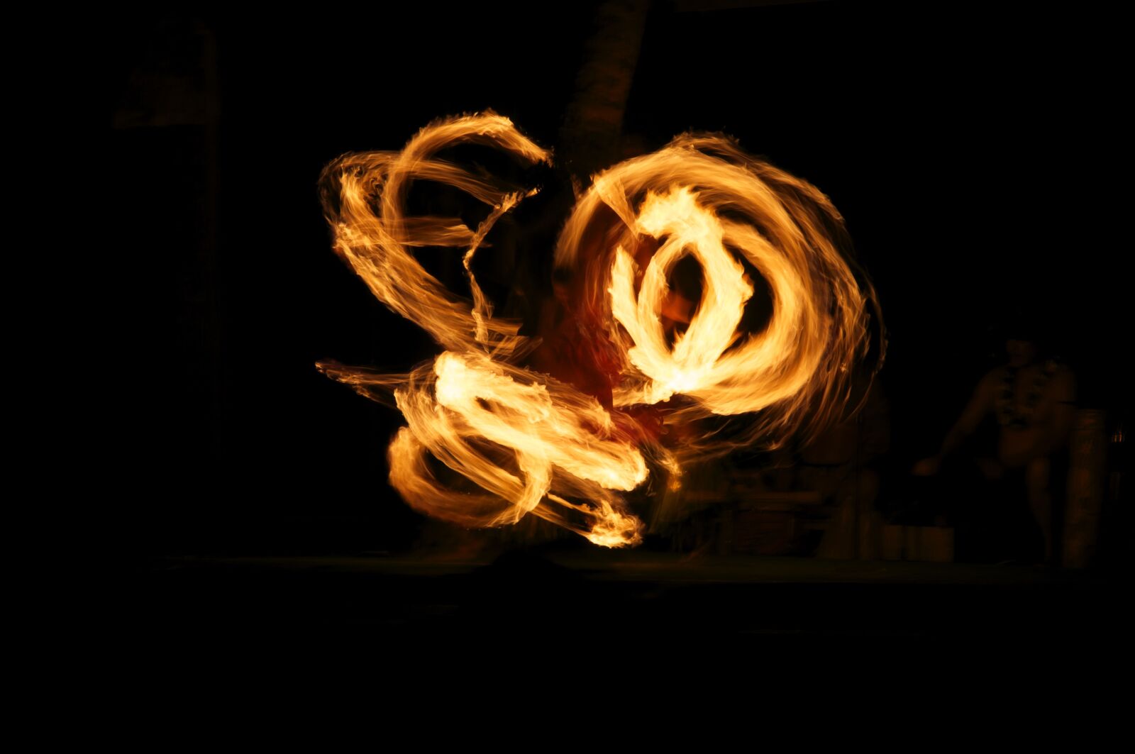 Nikon D90 sample photo. Dancer, fire, hawaii photography