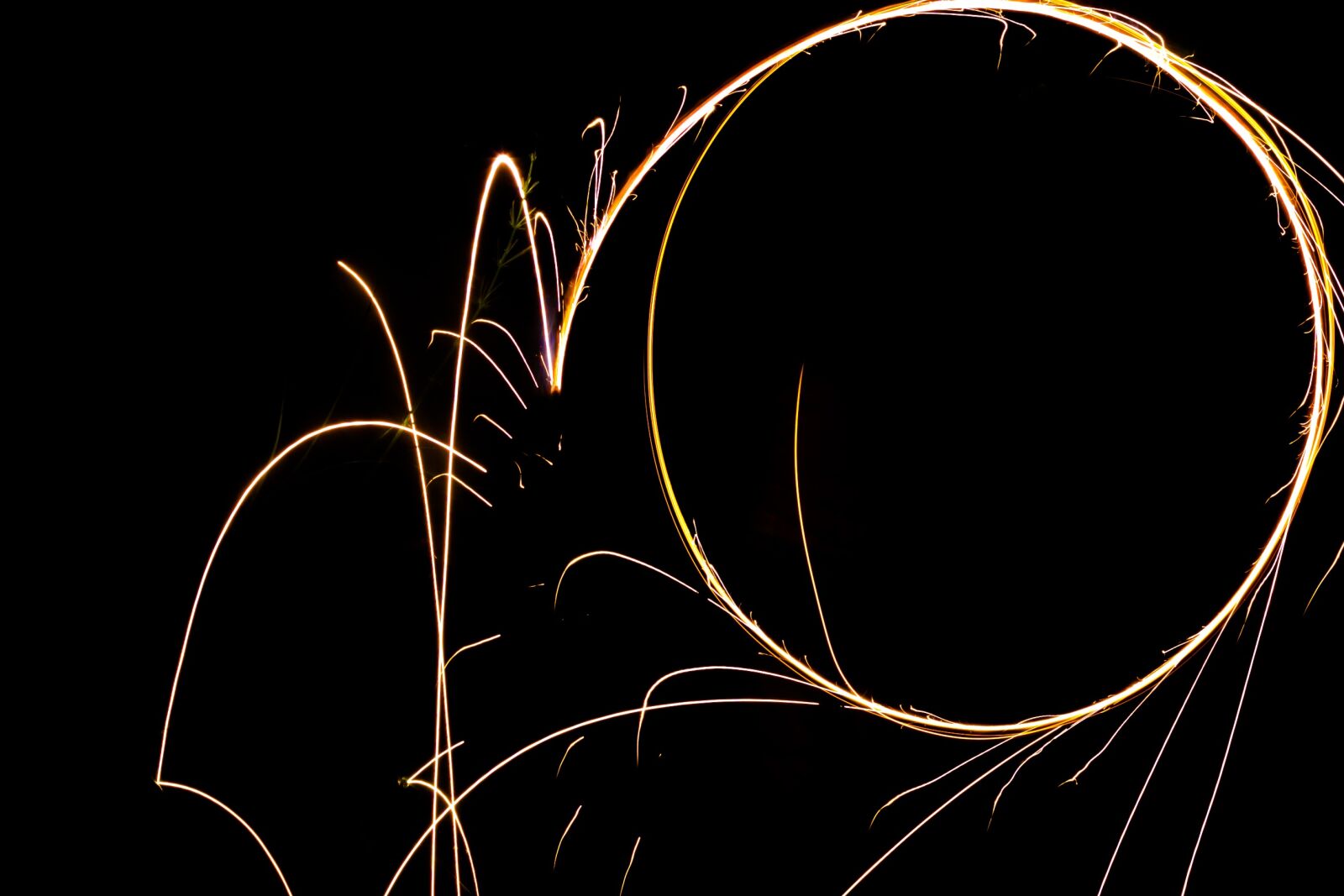 Canon EOS 60D + Canon EF 50mm F1.8 II sample photo. Light painting, circle, light photography