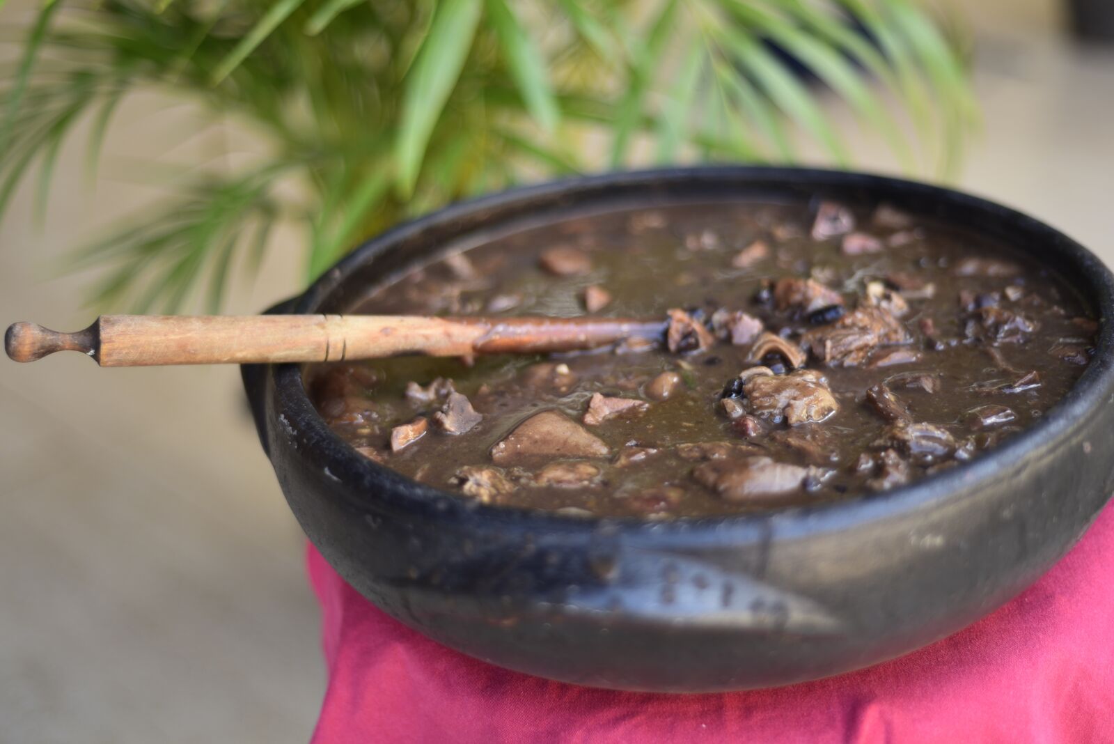 Nikon D750 sample photo. Bean stew, black beans photography