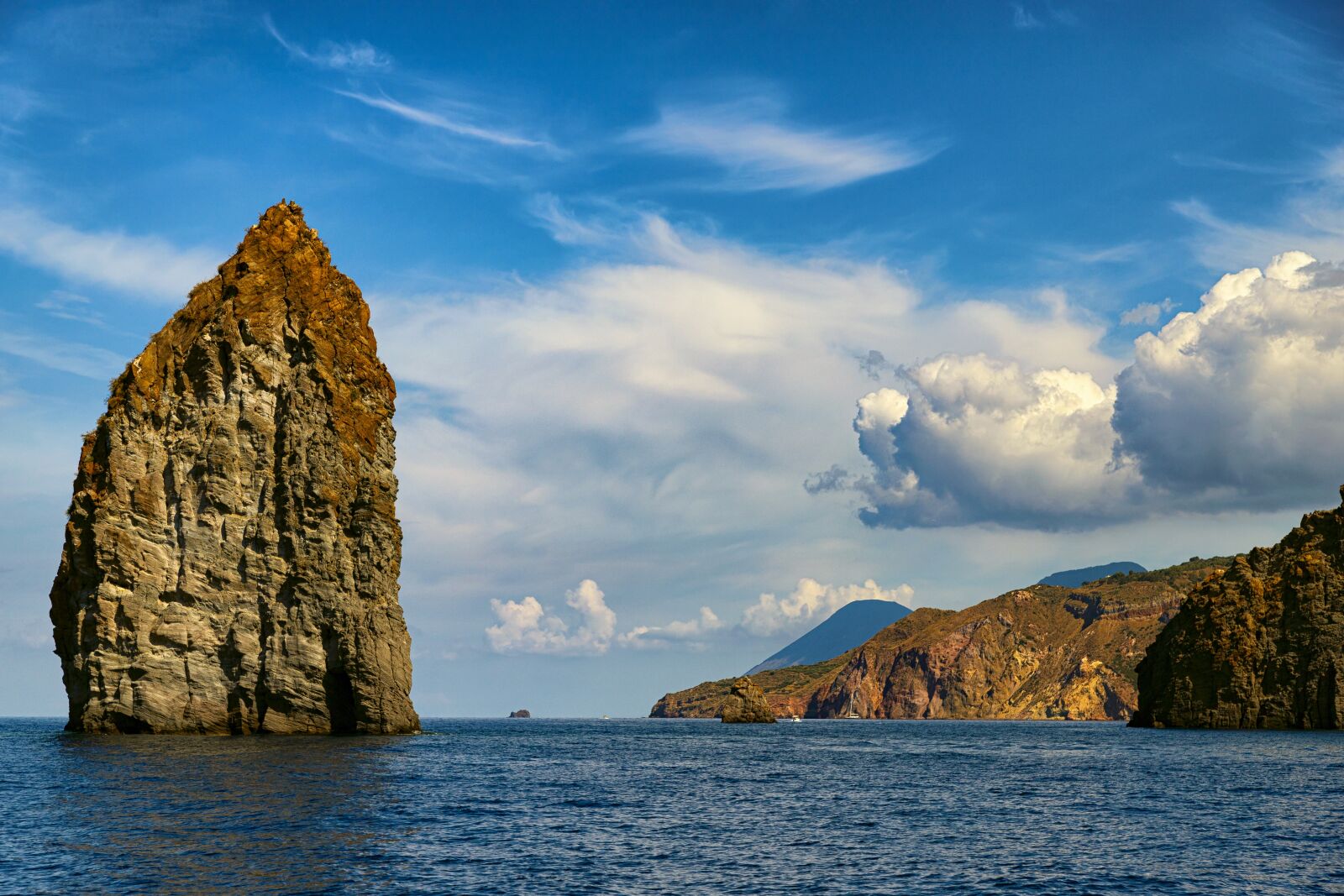 Canon EF 24-105mm F4L IS II USM sample photo. Aeolian islands, sicily, sea photography