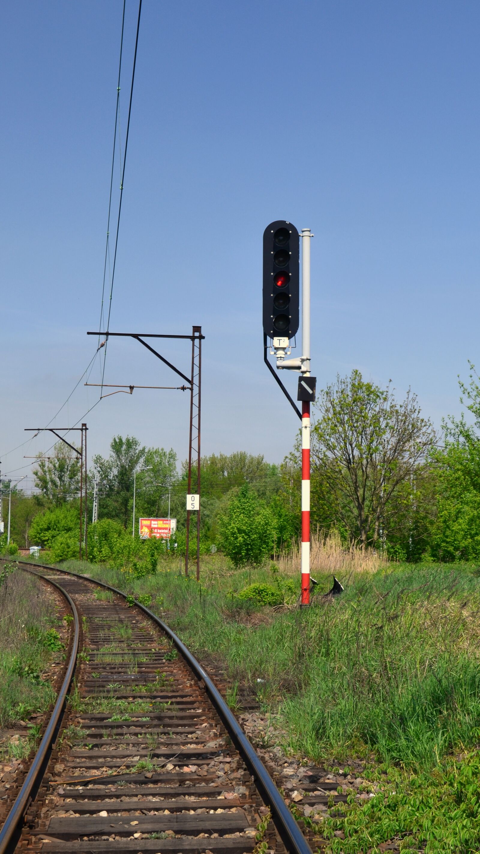 Nikon D3100 sample photo. Train track, railway line photography