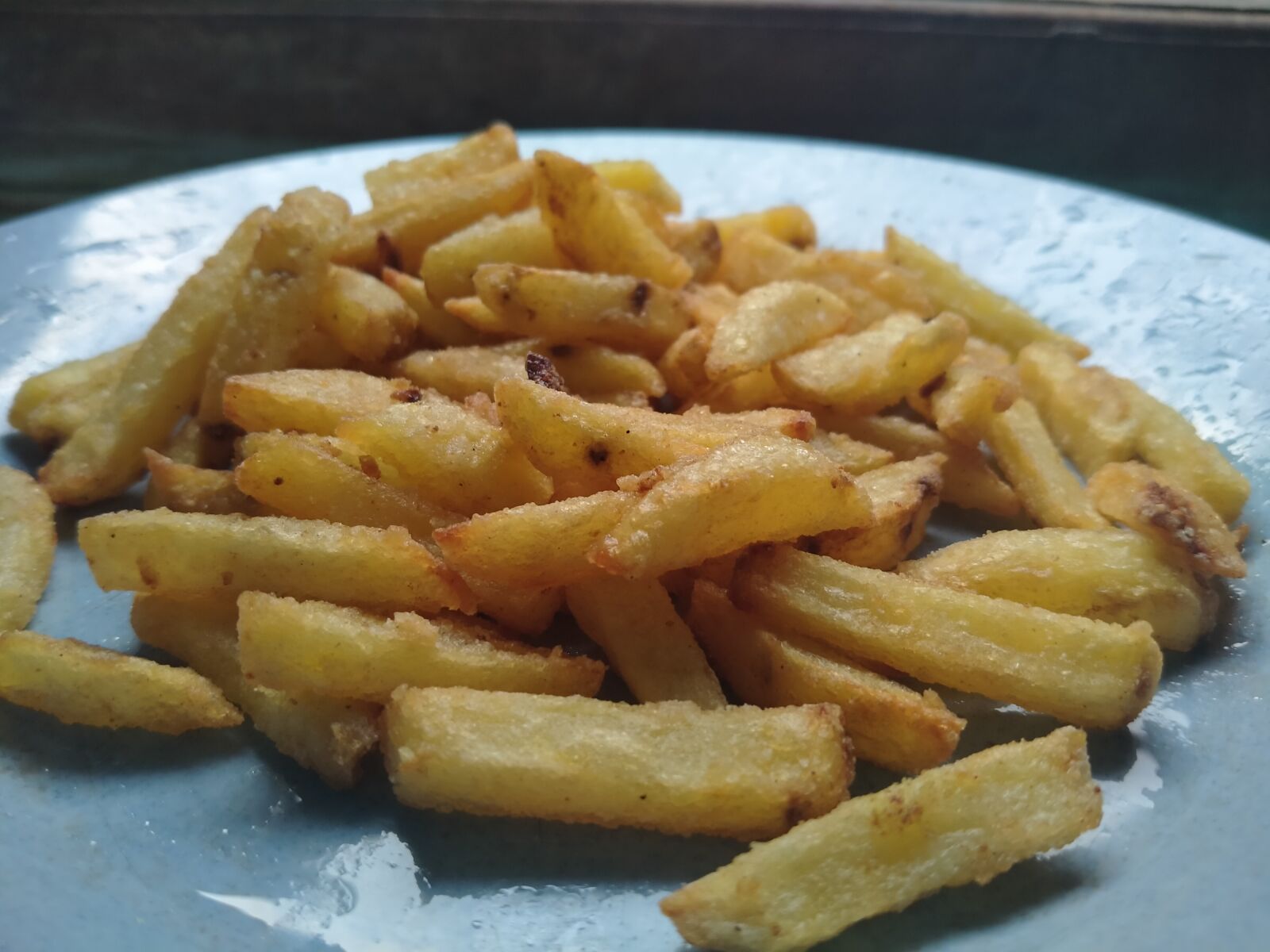 Realme 5I sample photo. Kentang, goreng, makanan photography