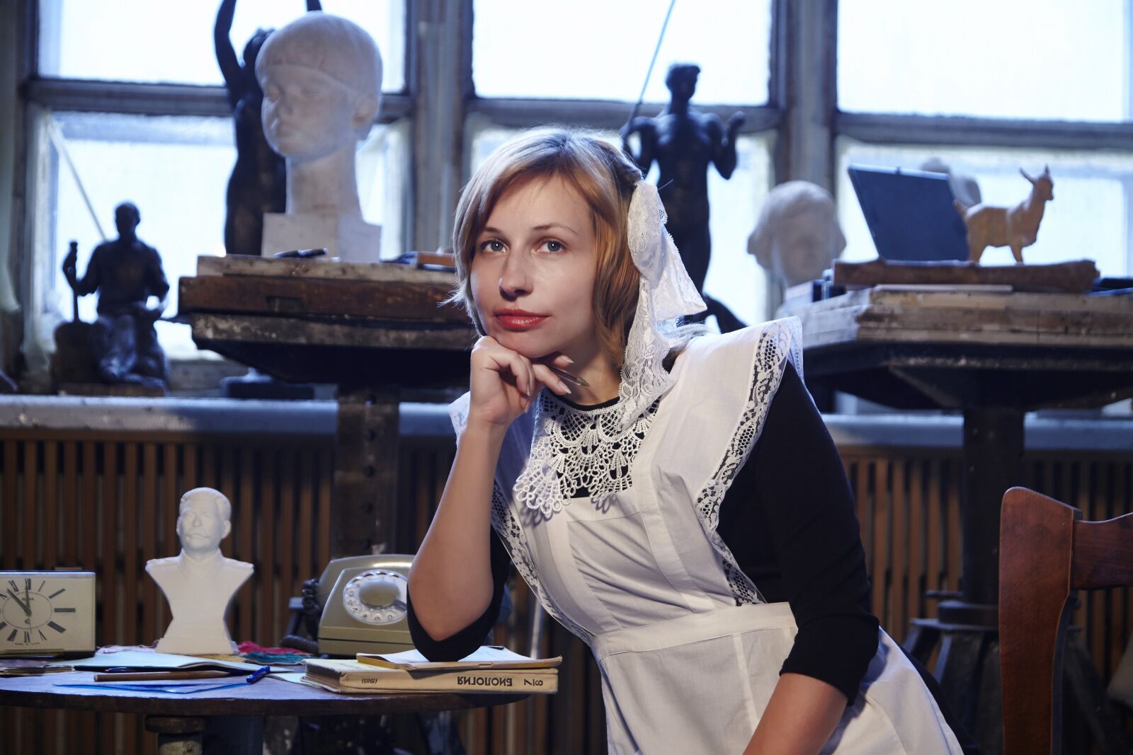 Canon EOS 5D Mark II sample photo. Schoolgirl, retro, the soviet photography