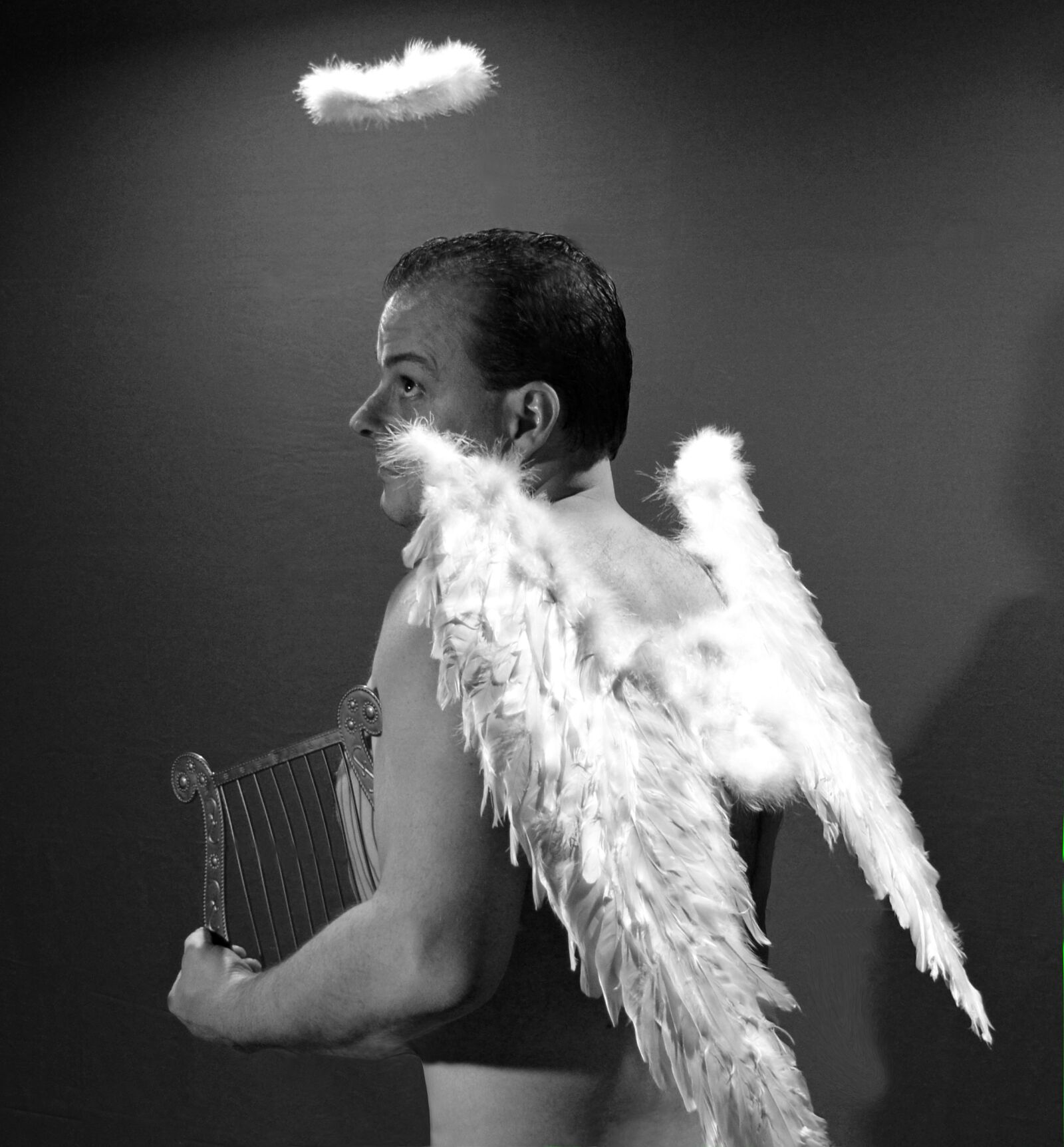 Nikon D5100 sample photo. Angel, wing, halo photography