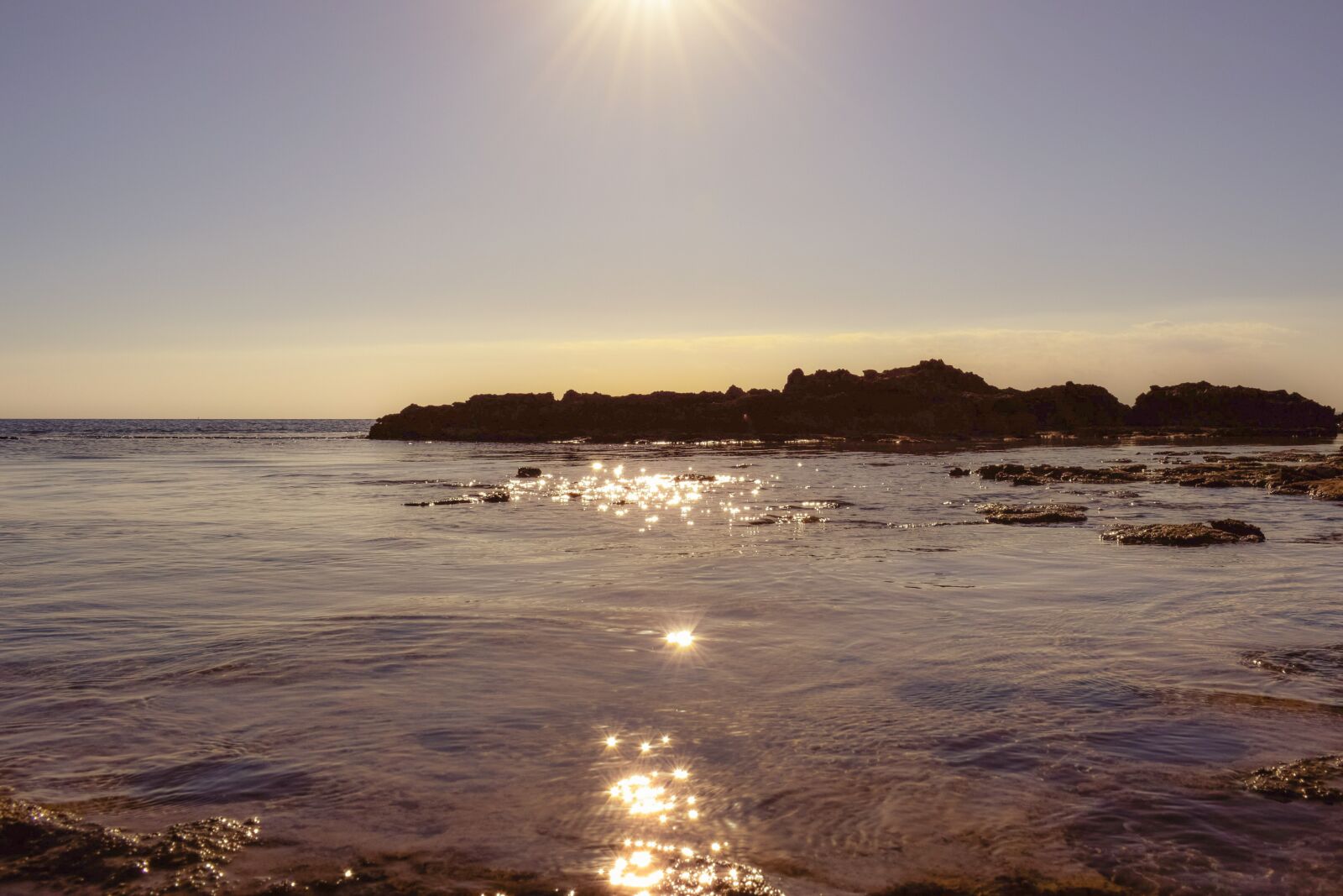 Nikon D3300 sample photo. Sunset, rocky coast, reflections photography