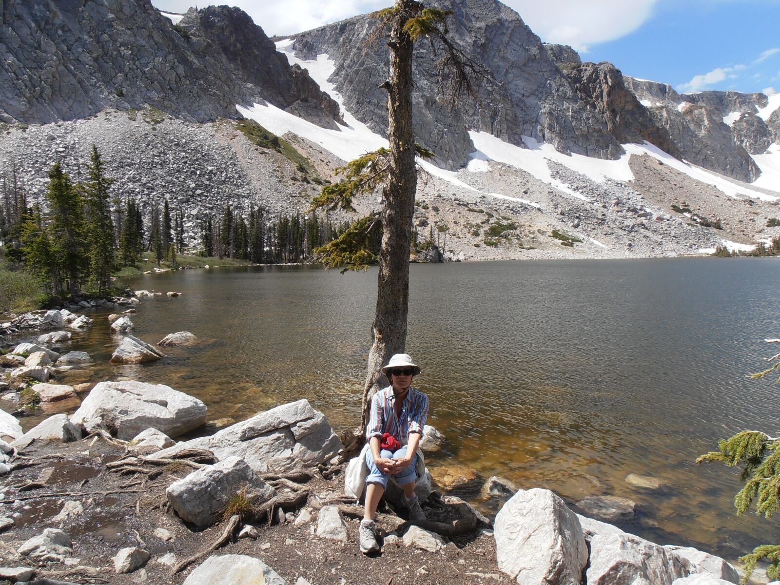Olympus VR310,D720 sample photo. Mountain, lake, landscape photography