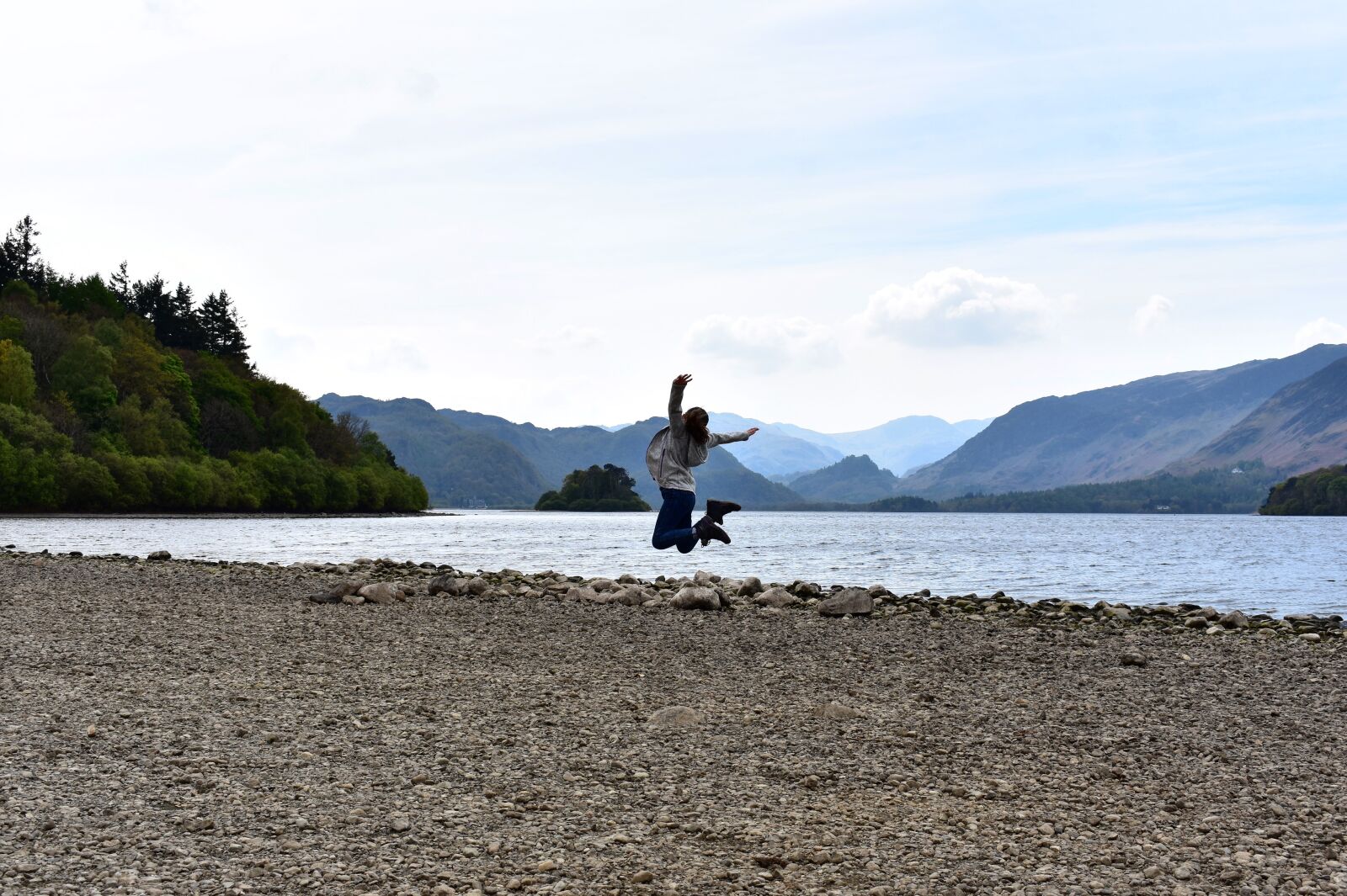 Nikon D3400 sample photo. Derwentwater, keswick, lake photography