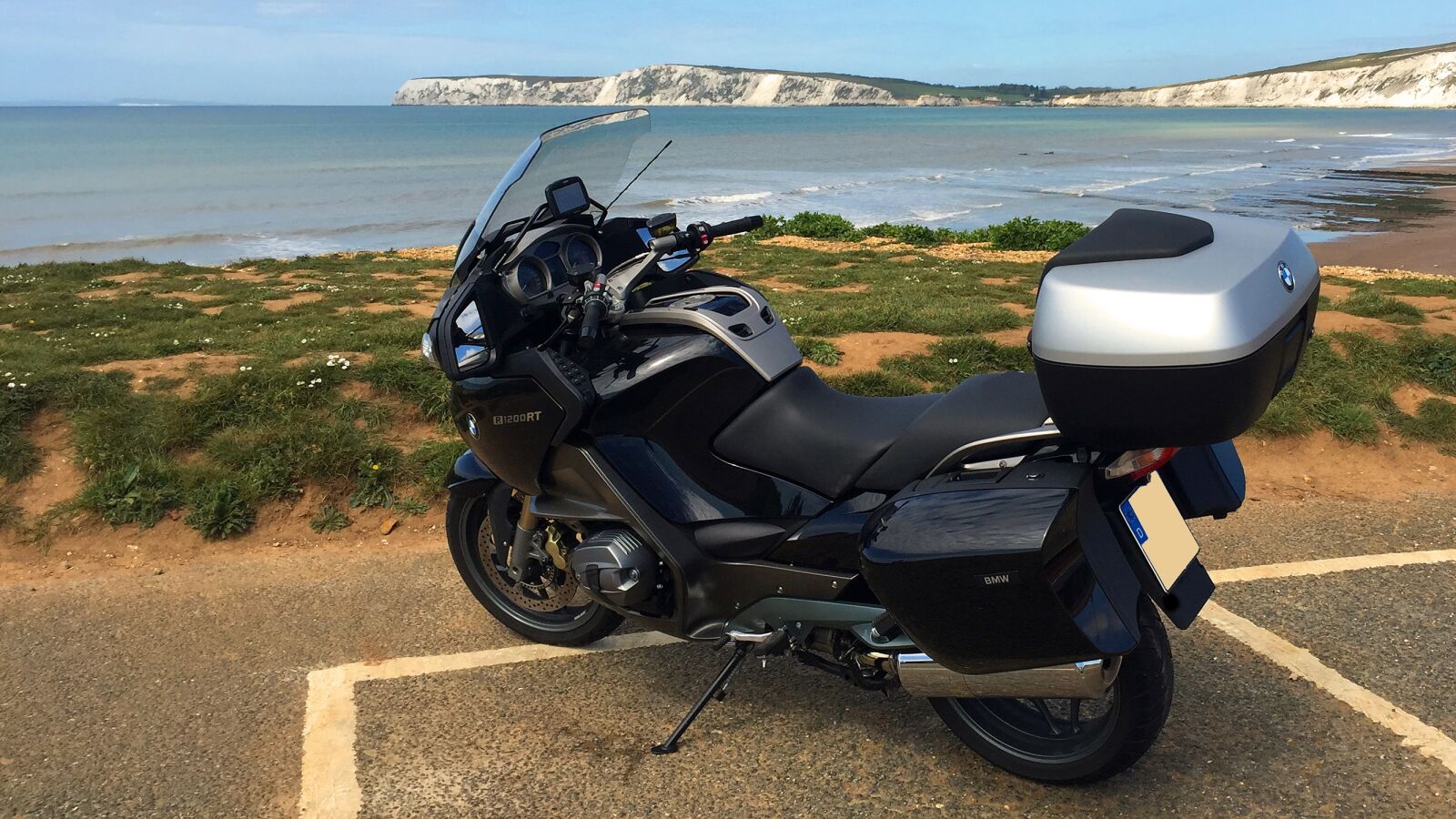 Apple iPhone 6 sample photo. Motorcycle, england, coast photography