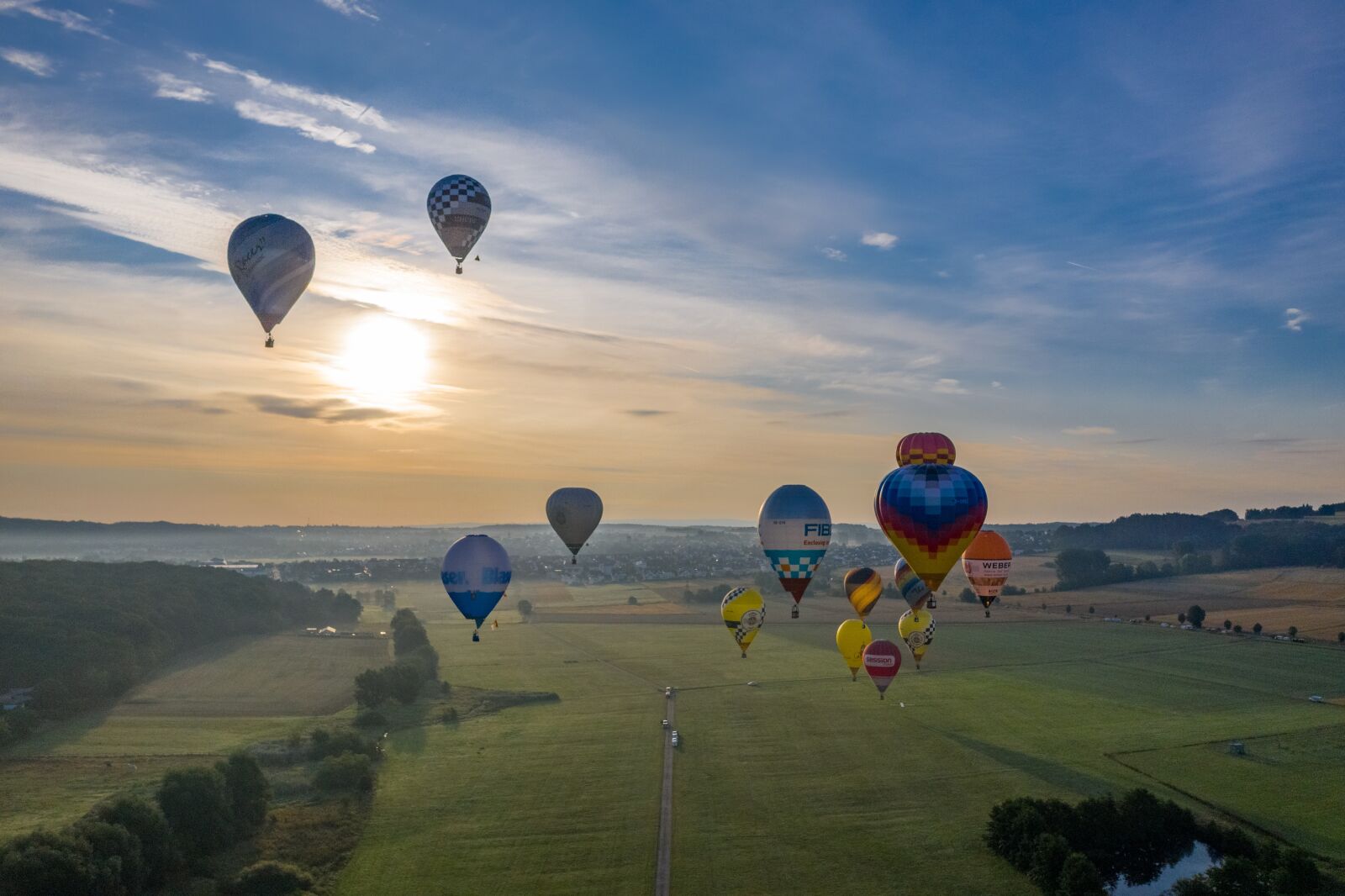 Hasselblad L1D-20c sample photo. Hot air balloon, ballooning photography
