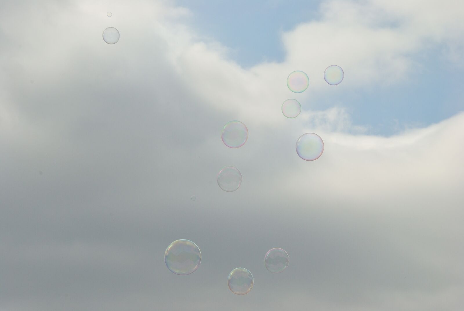 Nikon D3000 sample photo. Bubbles, the sky, bubble photography