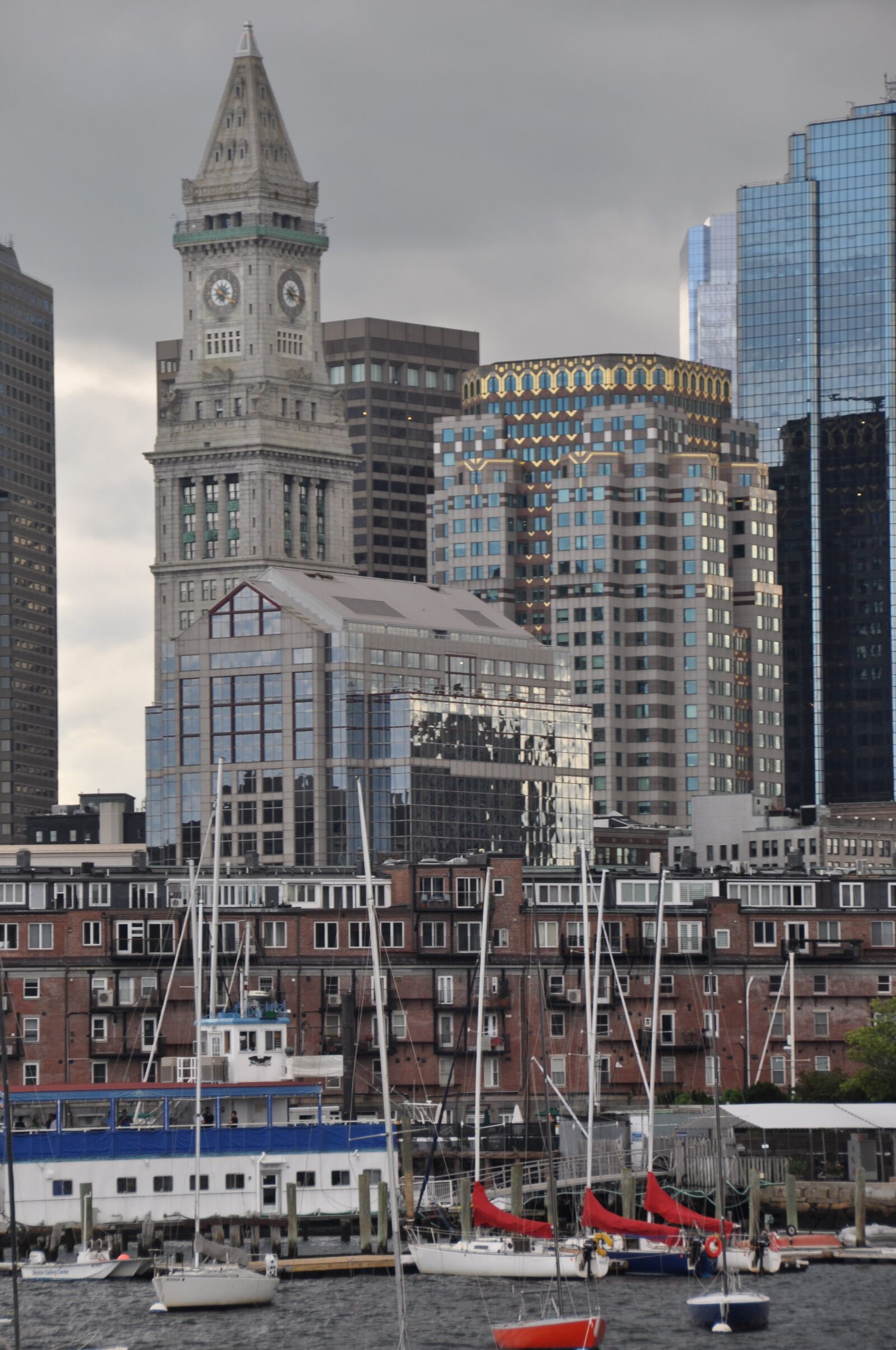 Nikon D5000 sample photo. Boston, skyscraper, skyline photography