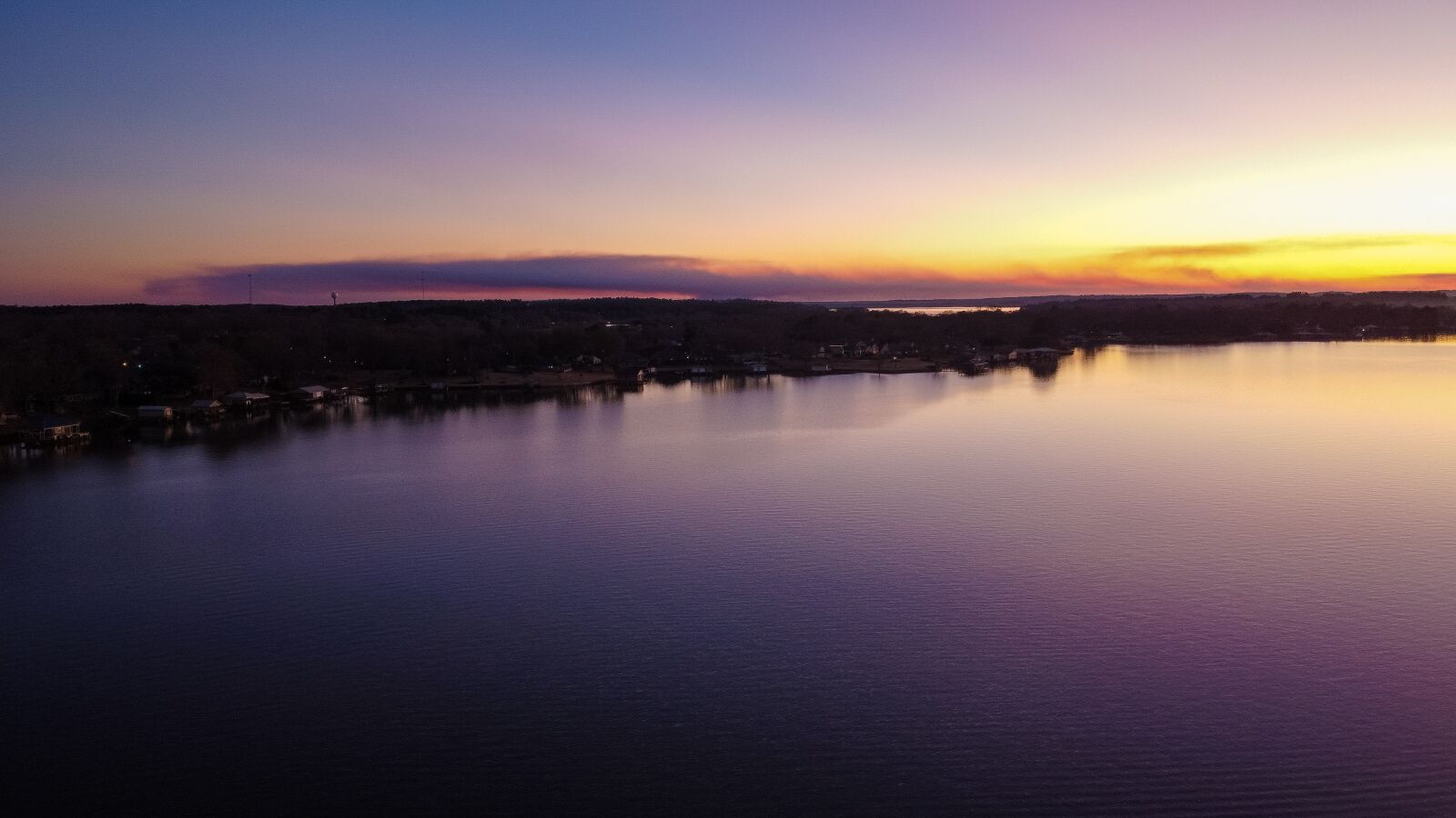 DJI FC7203 sample photo. Sunset, lake, sunrise photography