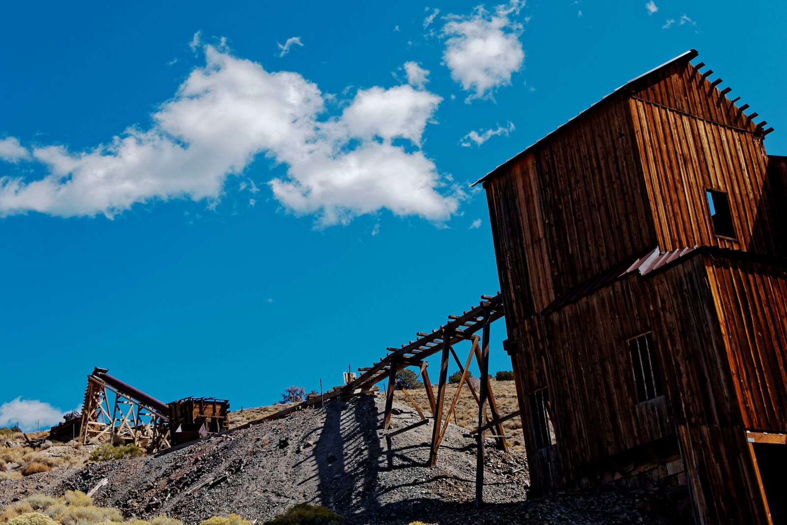 Nikon D50 sample photo. Abandoned, mine, ghost town photography