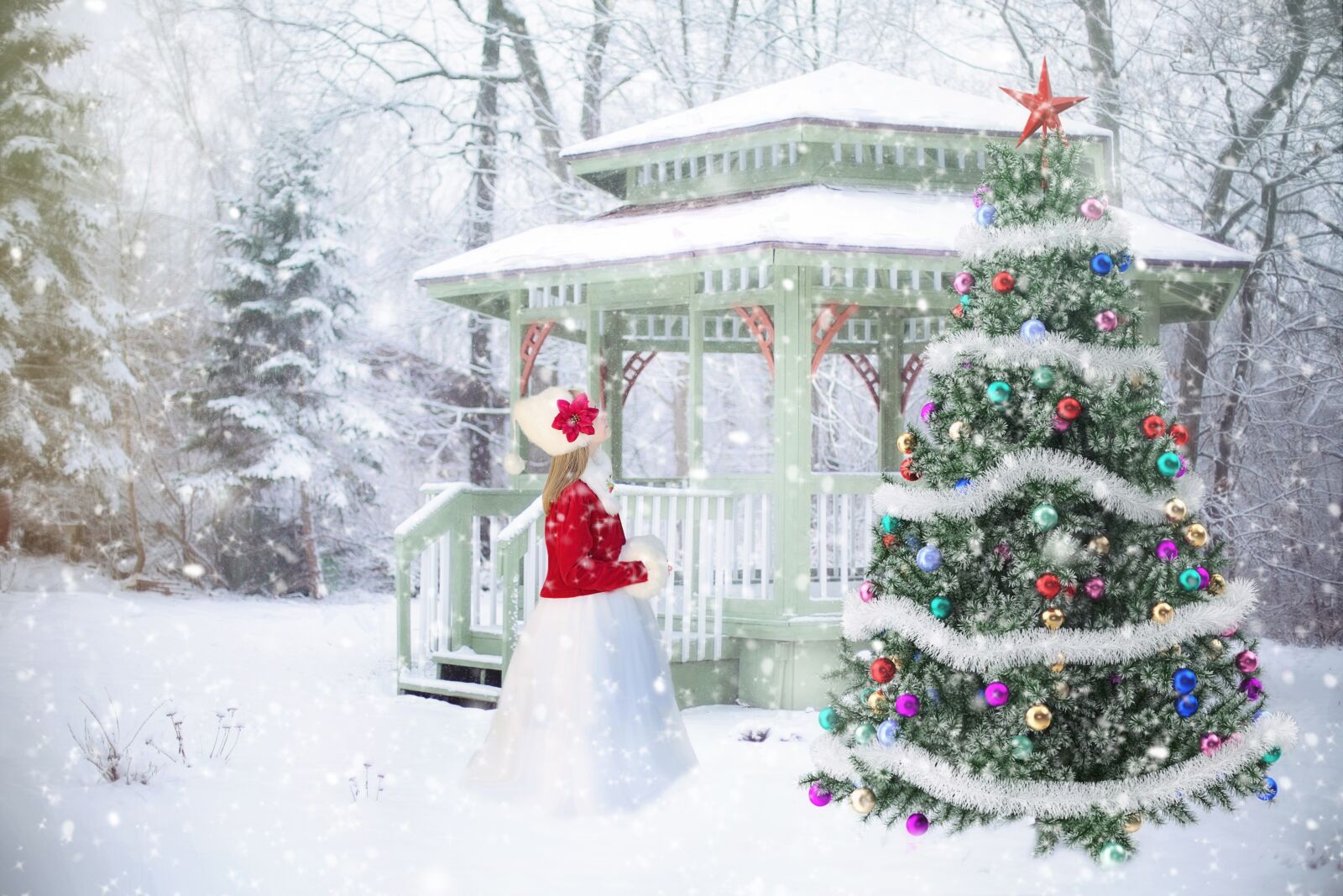 Canon EF 50mm F1.4 USM sample photo. Christmas background, backdrop, christmas photography